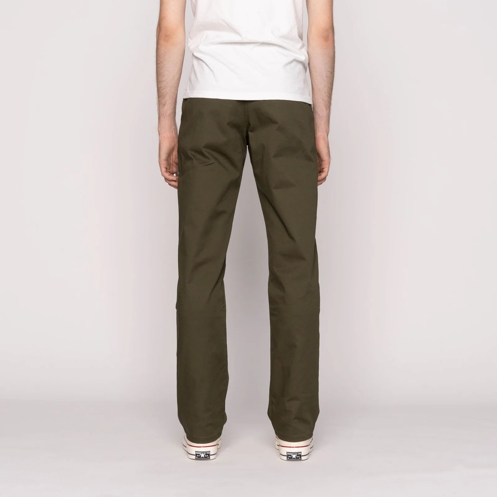 Straight Chino - Green Stretch Twill