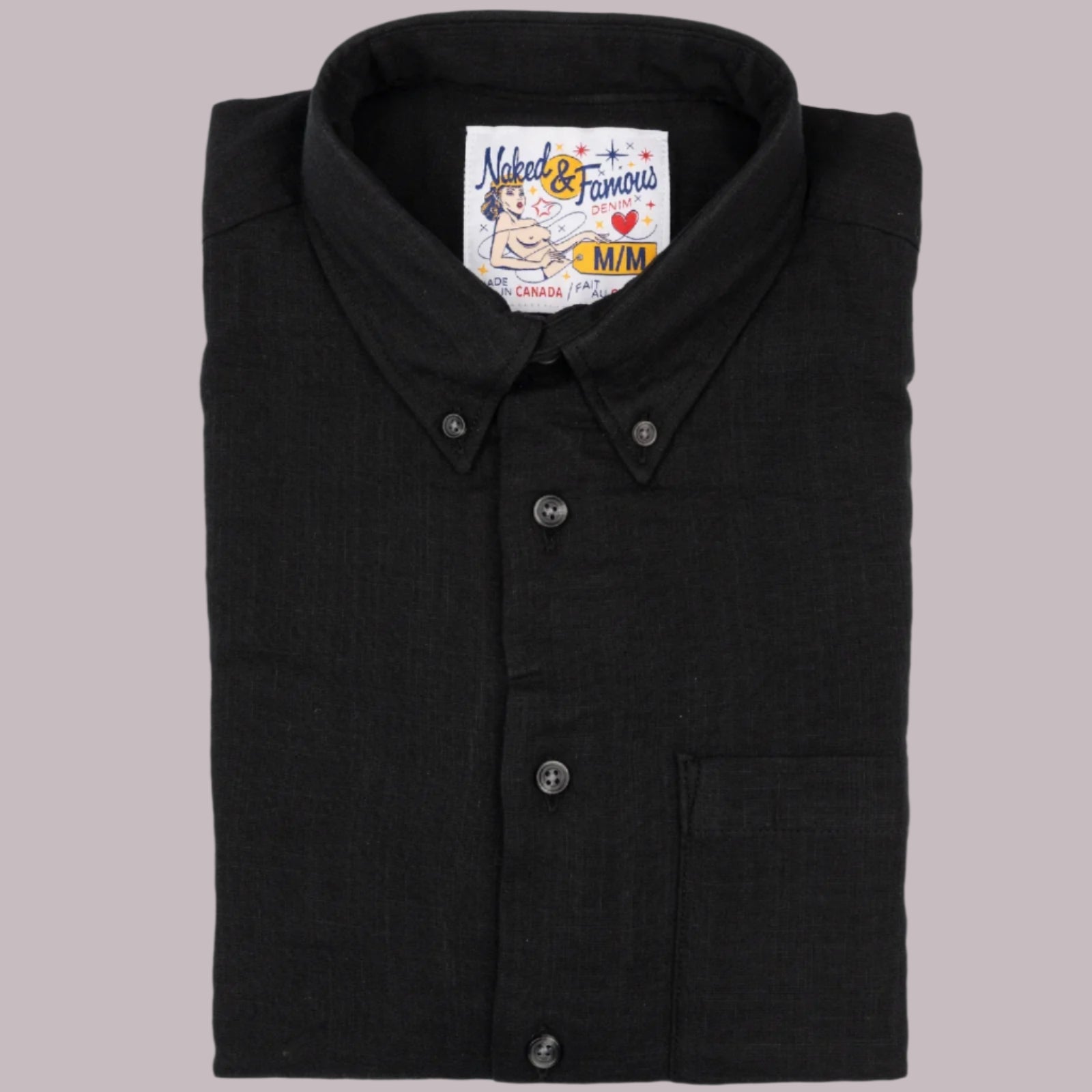 Easy Shirt - Double Weave Gauze - Black