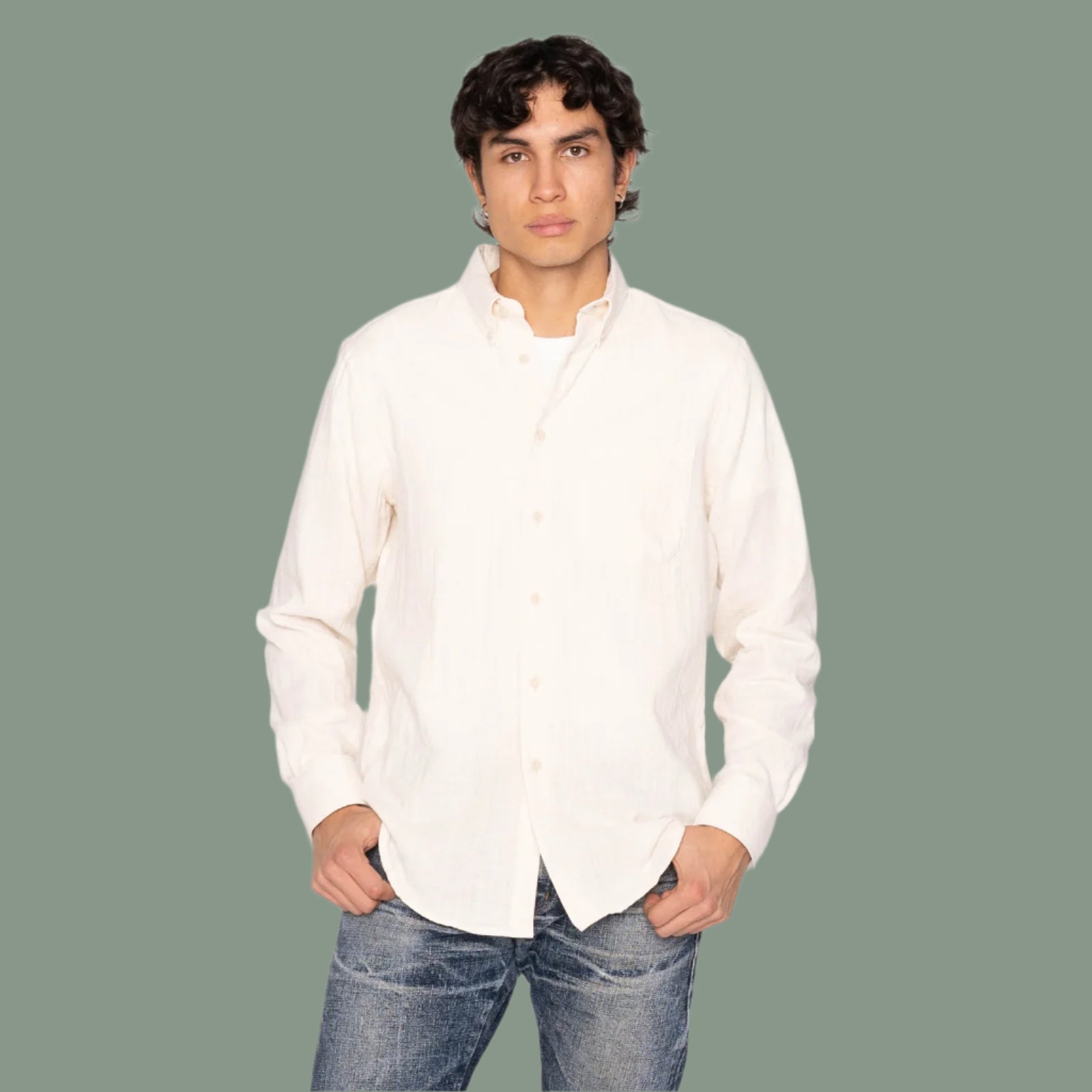 Easy Shirt - Double Weave Gauze - White