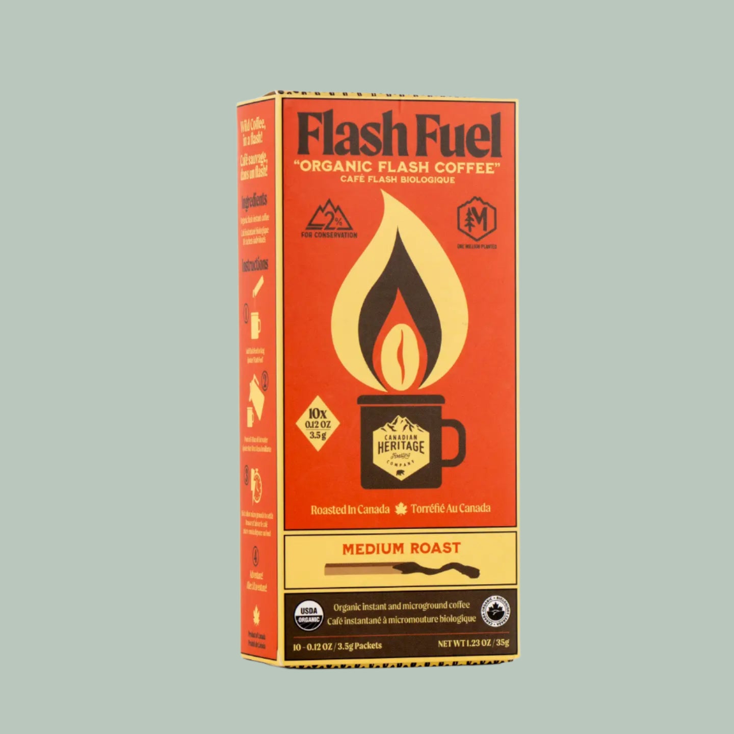 Flash Fuel - Medium Instant Organic Coffee