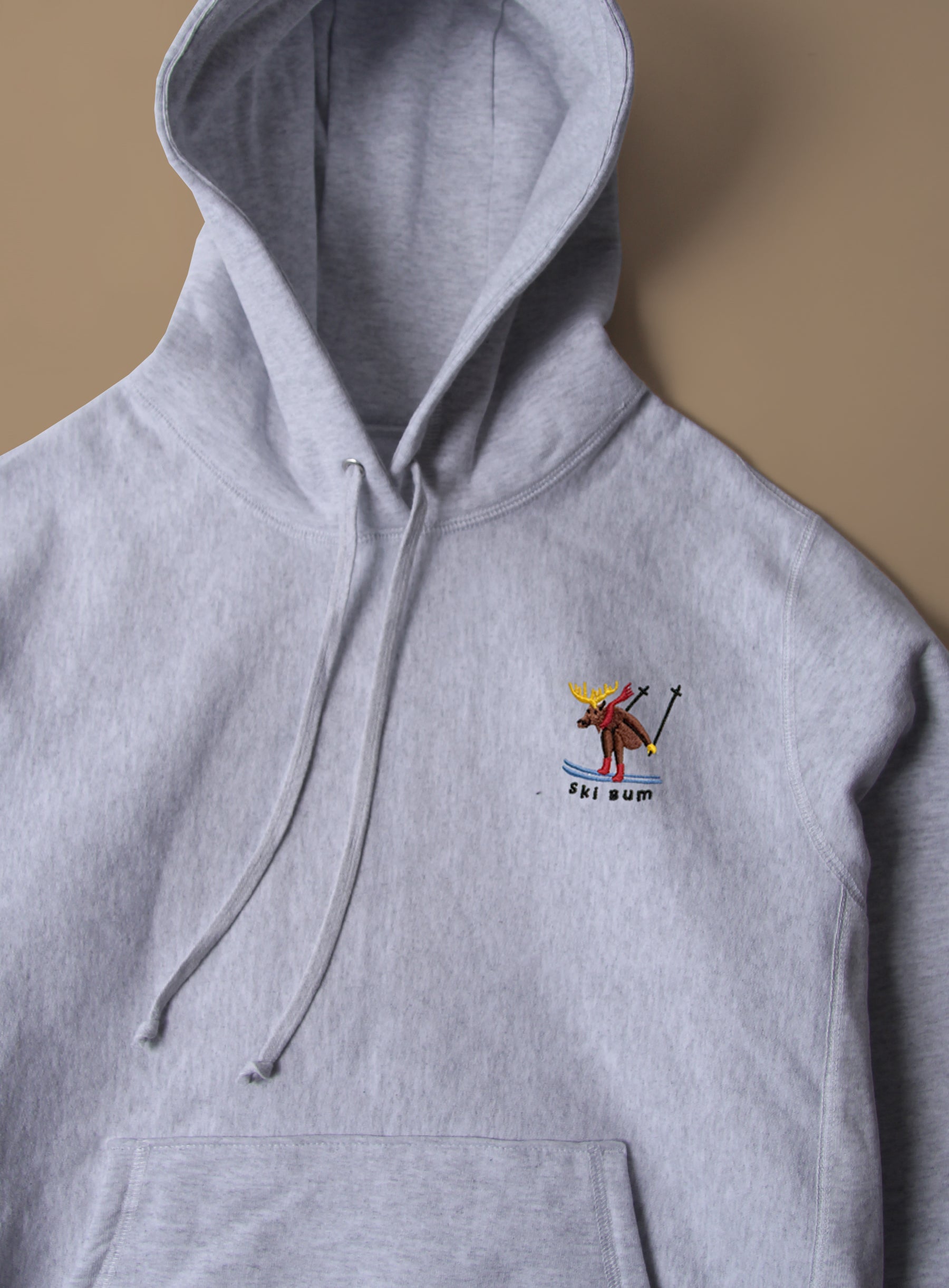 Ski Bum Cabin Hoodie - Ash