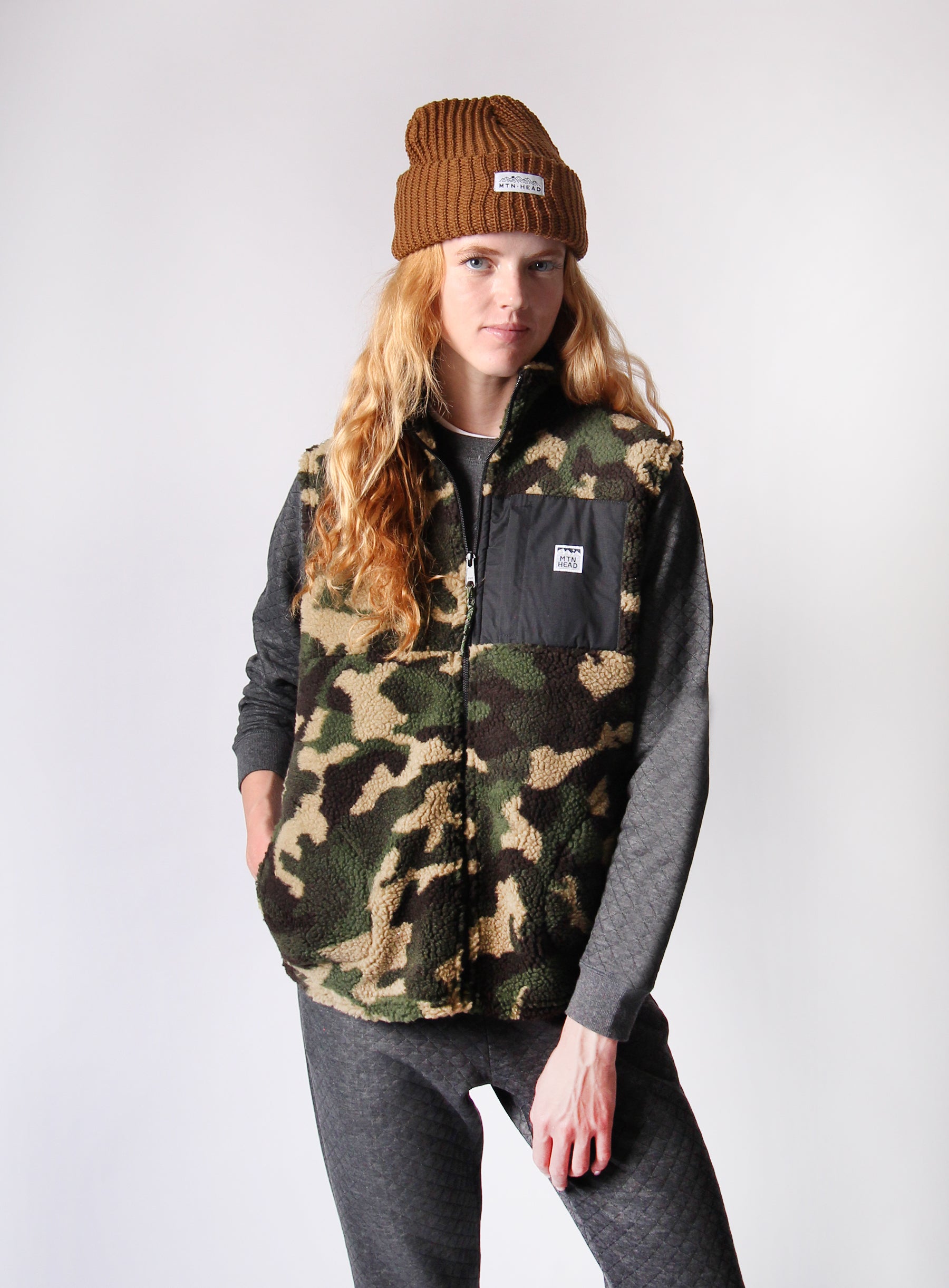 Alpine Sherpa Vest - Classic Camo