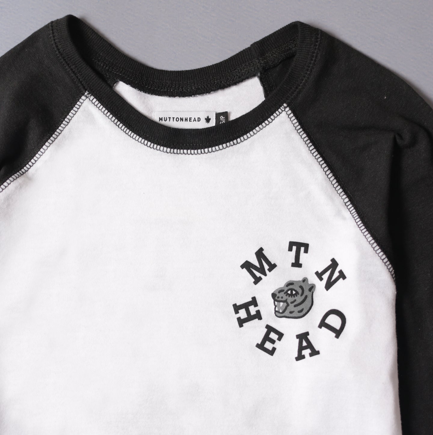 Baseball Tee - White/Black - Team Wild Cat