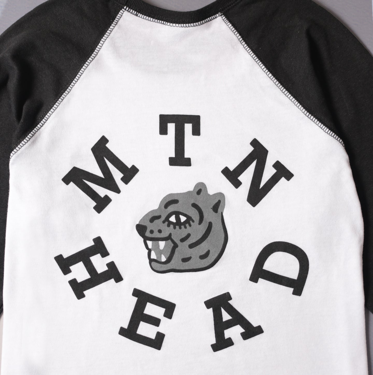 Baseball Tee - White/Black - Team Wild Cat