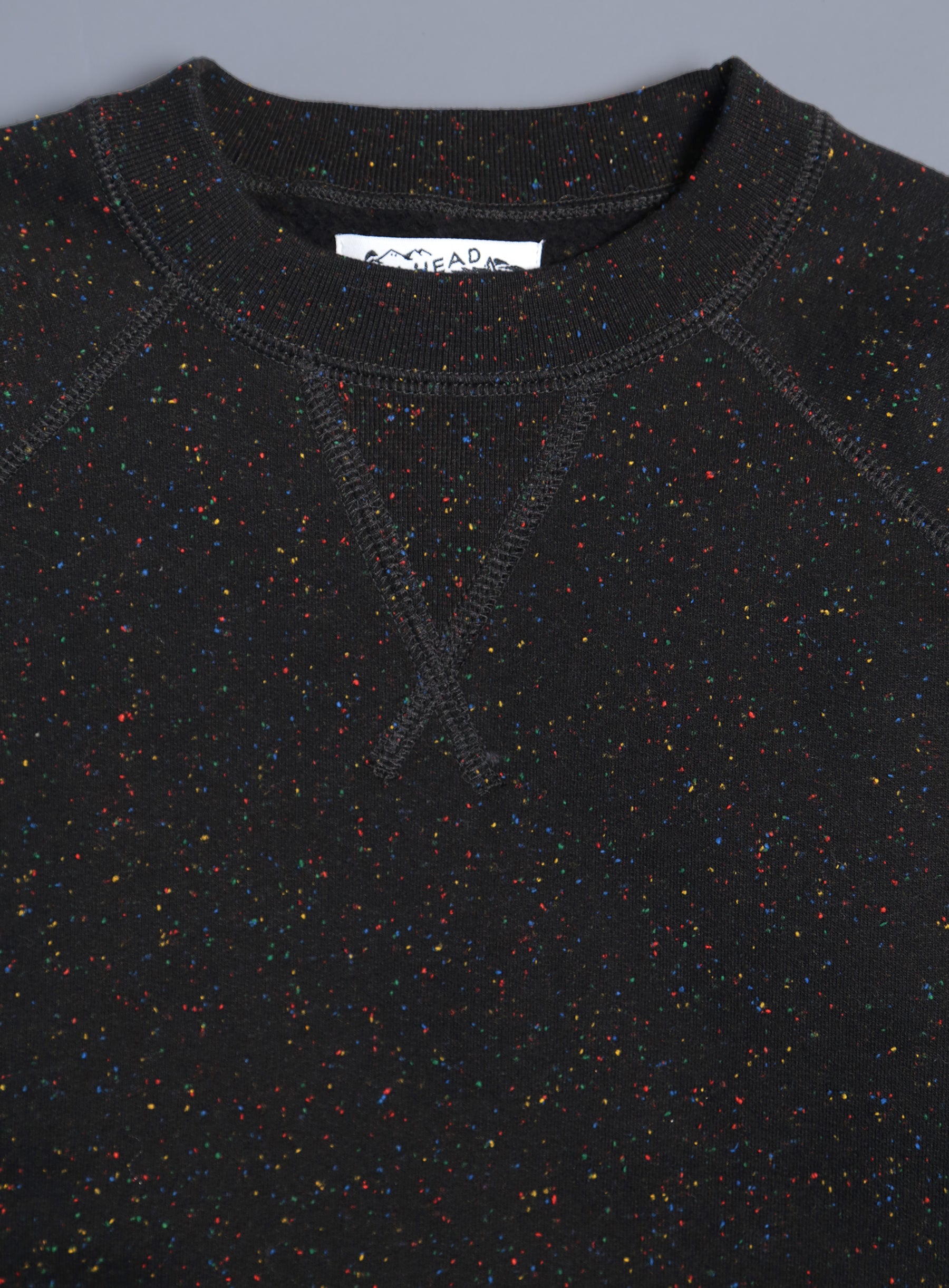 Classic Crew - Black Rainbow Speckle