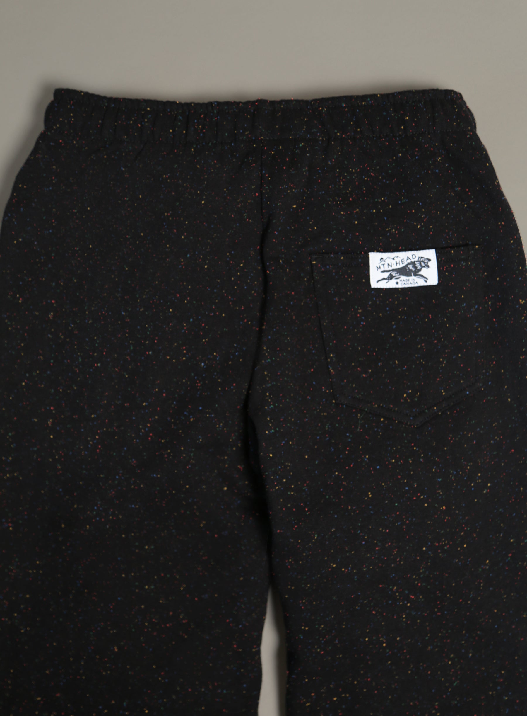 Sweatpants - Black Rainbow Speckle