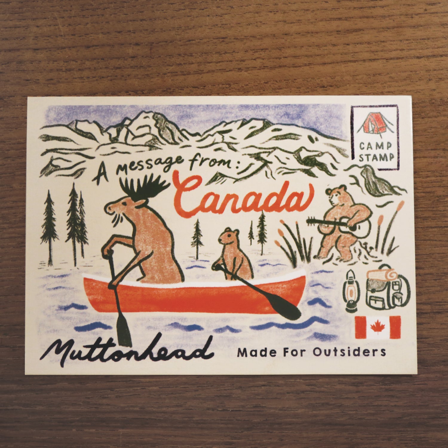 Postcard - A message from Canada - CAMP series