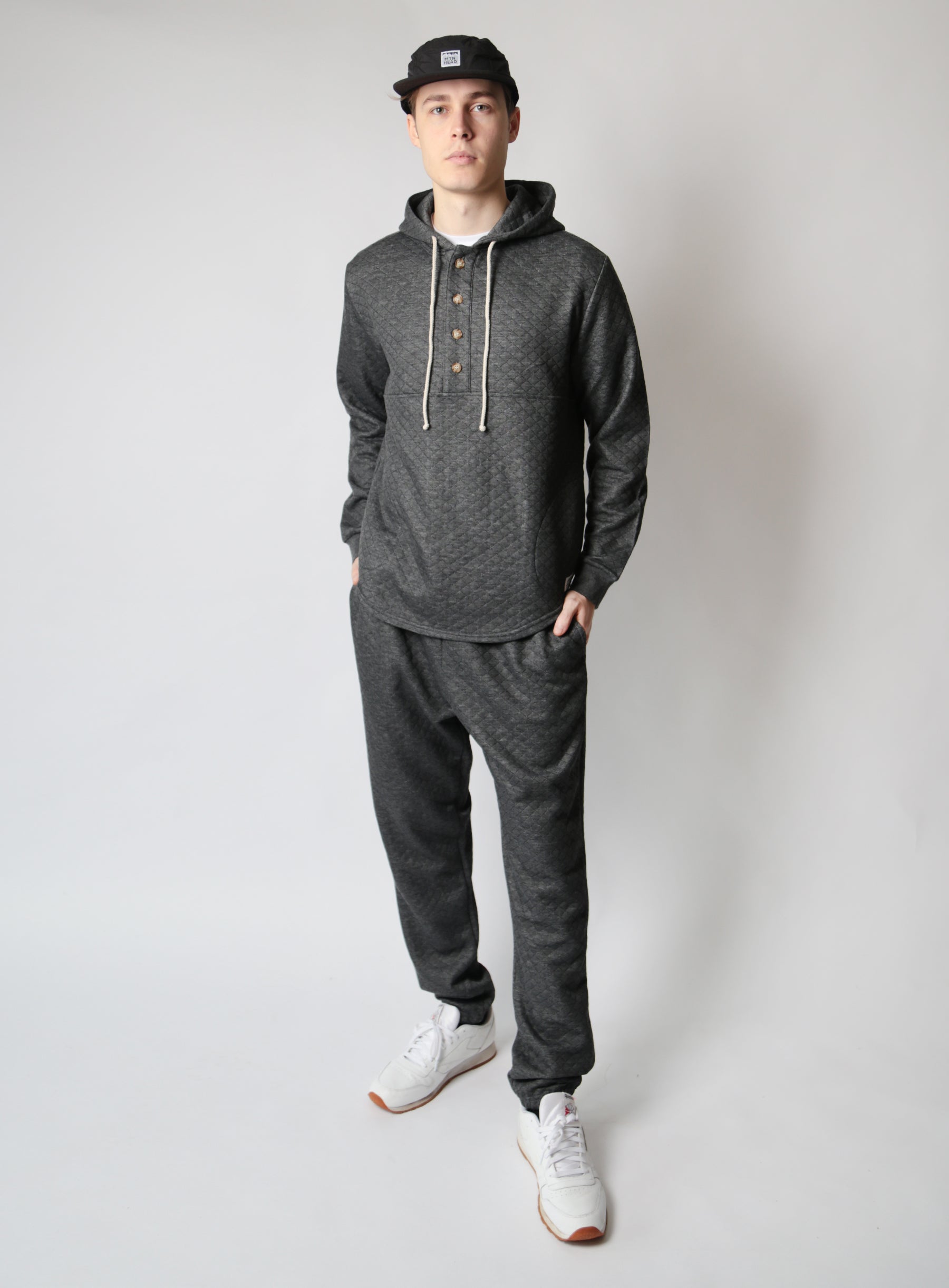 Sweatpants - Charcoal Quilt