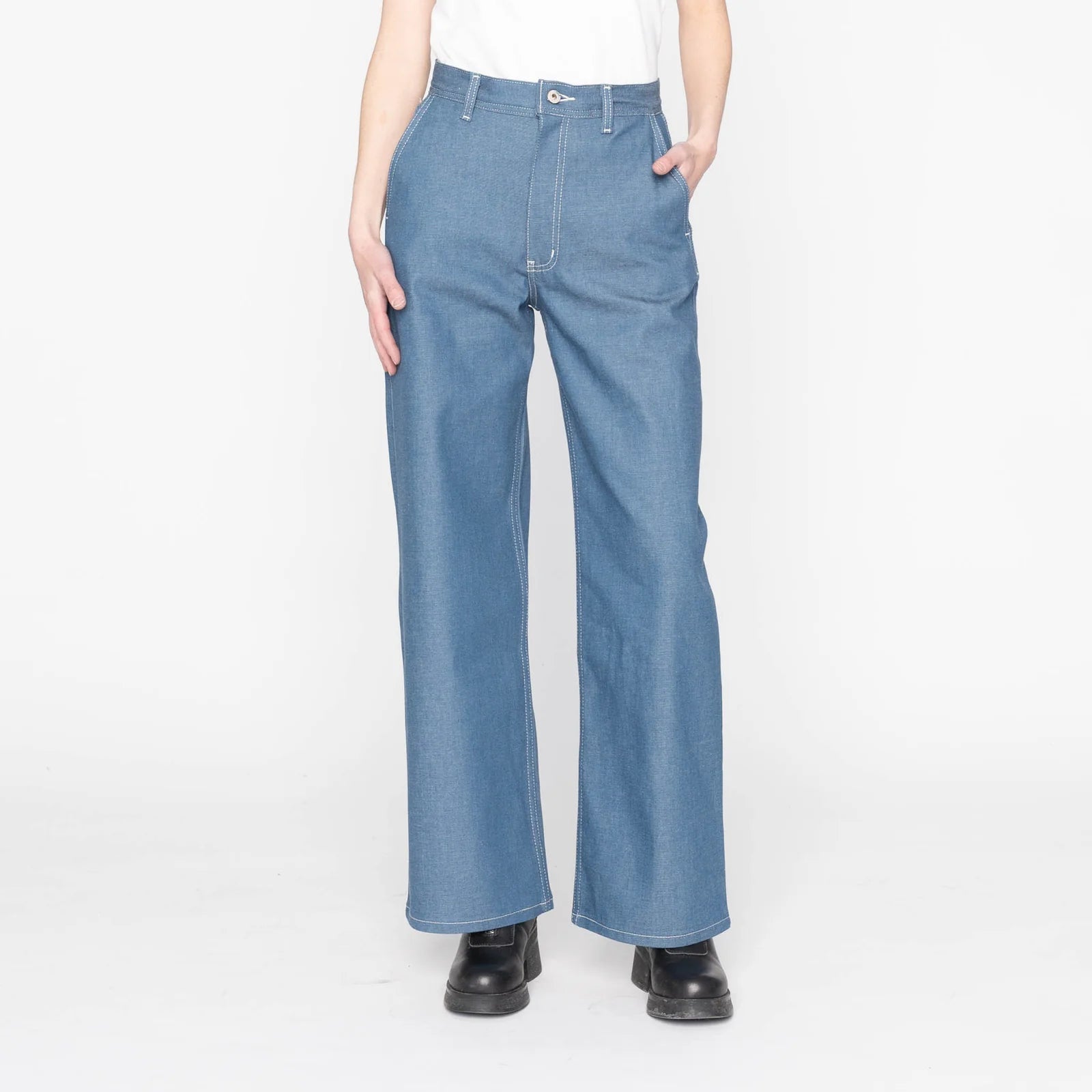 Women's Maudie - Antique Blue Denim Stretch