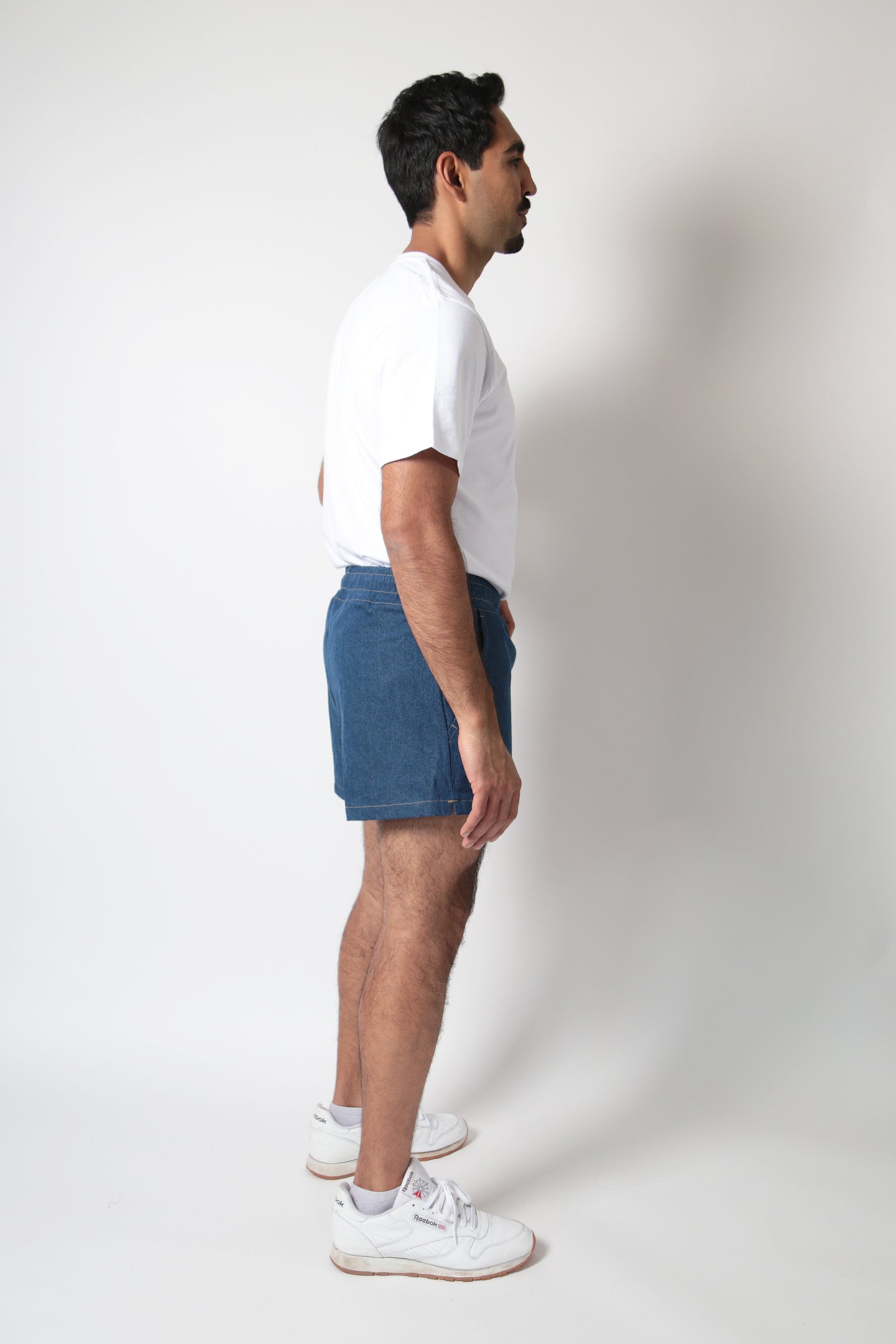 Track Shorts - Mid Denim