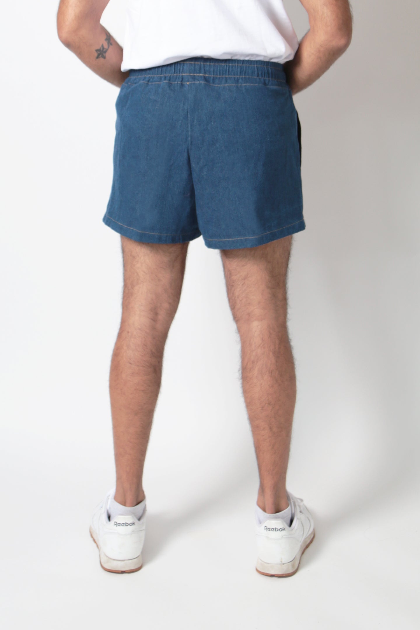 Track Shorts - Mid Denim