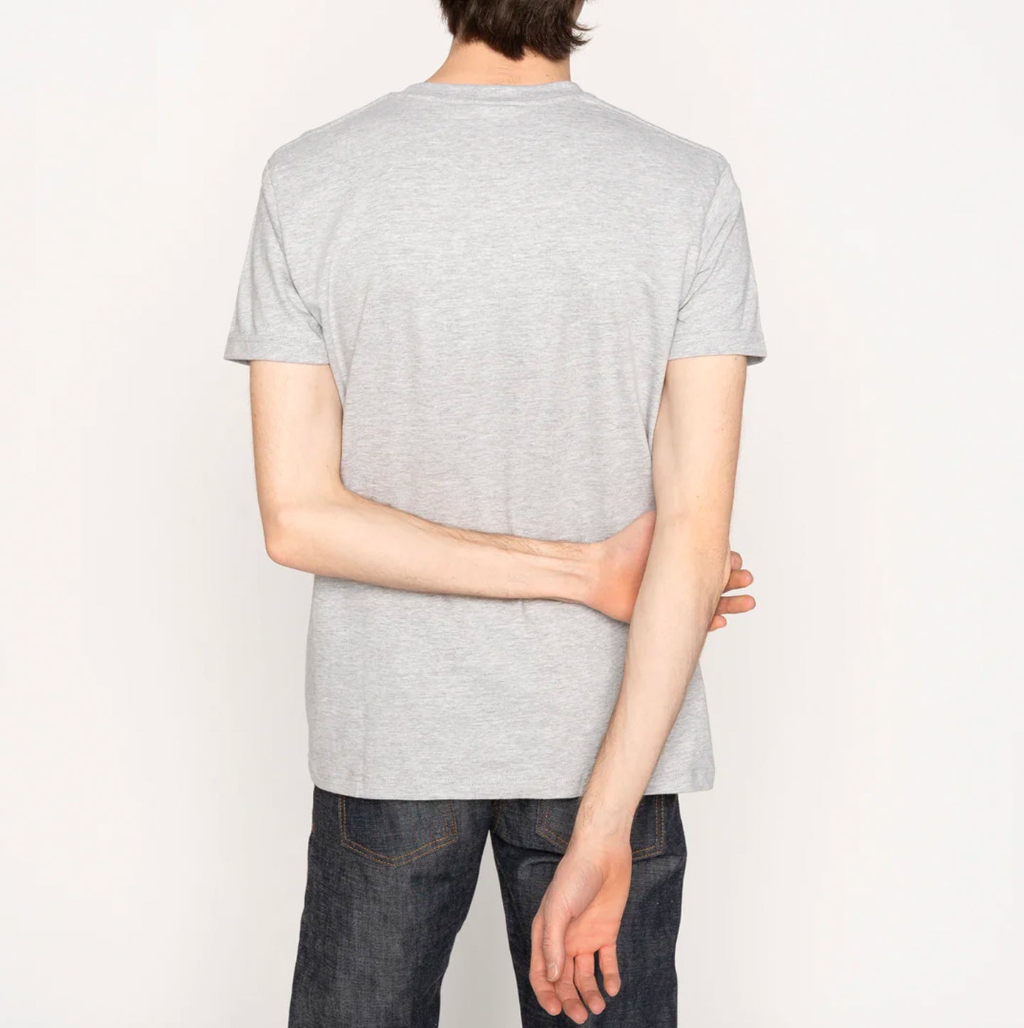 Pocket Tee - Heather Grey - Cinnamon Bell Flowers