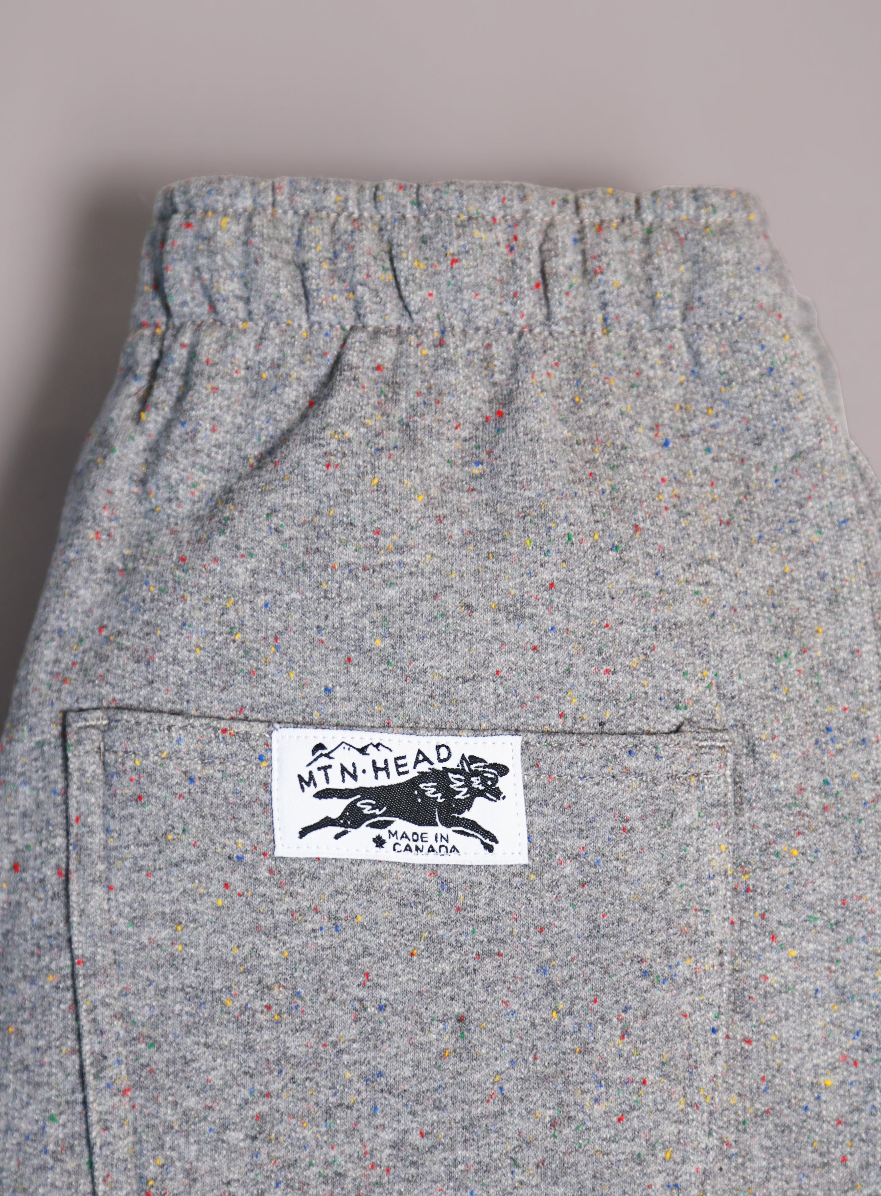 Sweatpants - Heather Grey Rainbow Speckle