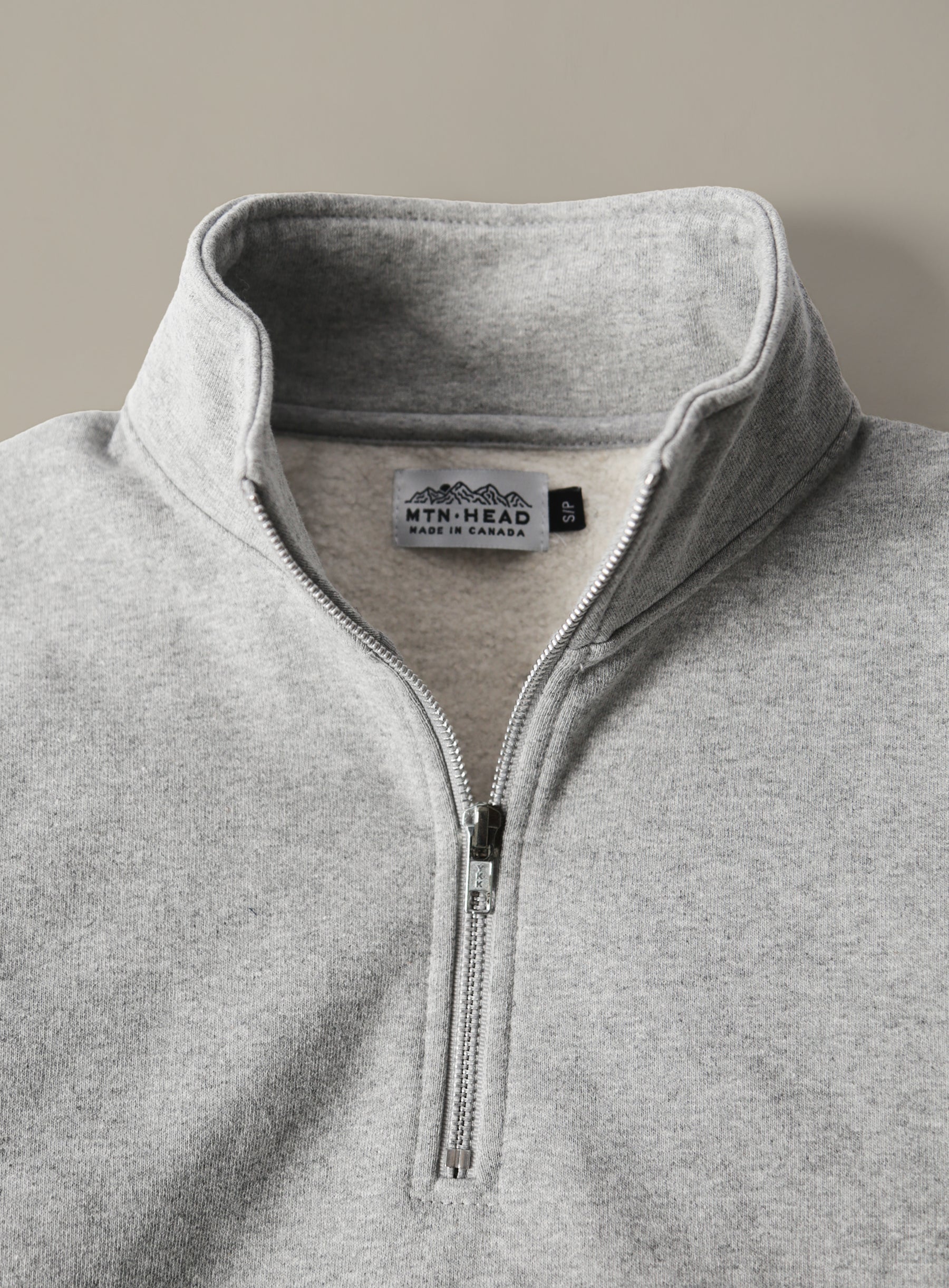 Cabin 1/4 Zip - Heather Grey