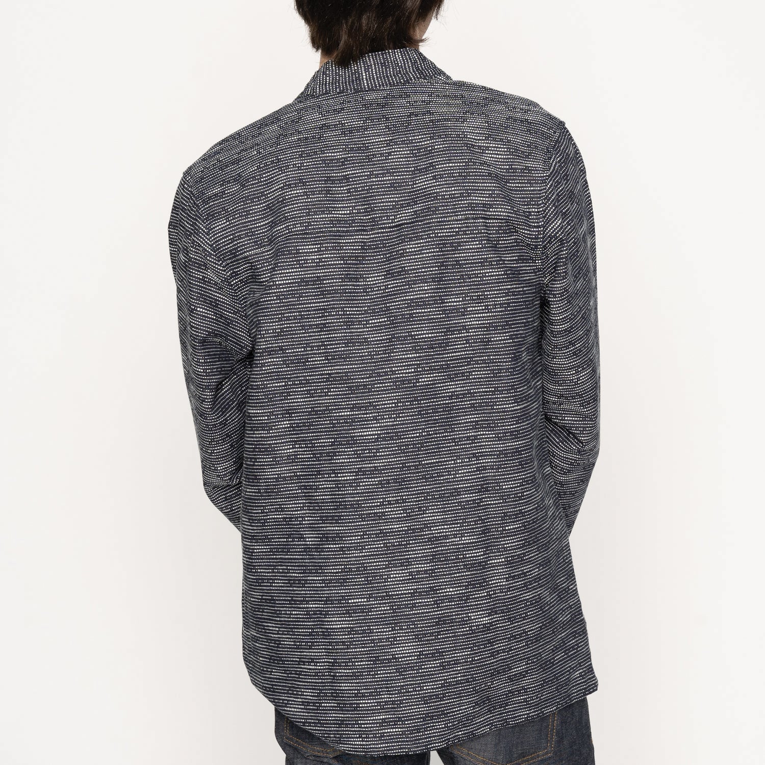 Kimono Shirt -Slub Sashiko Denim