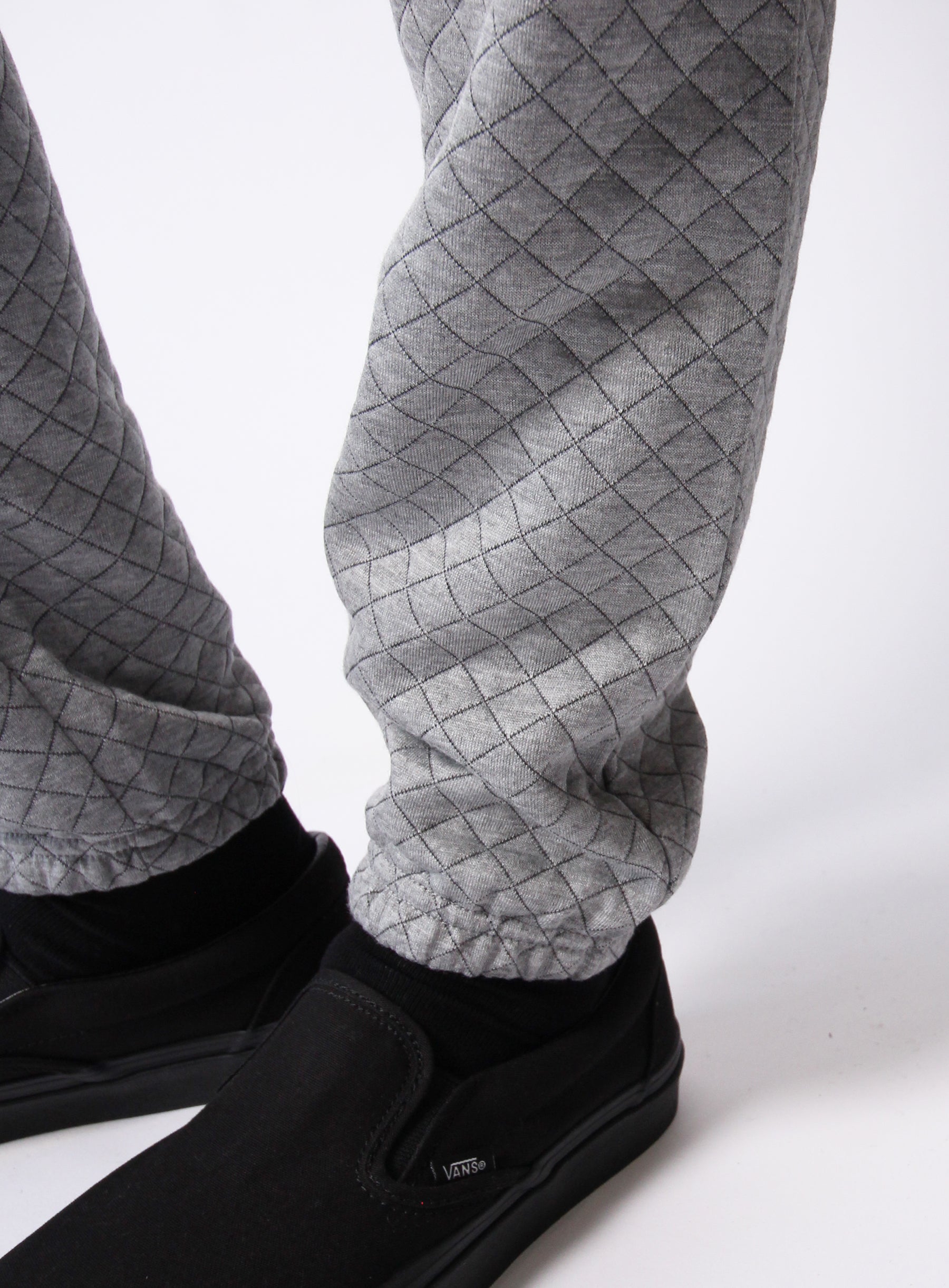 Sweatpants - Heather Grey Quilt