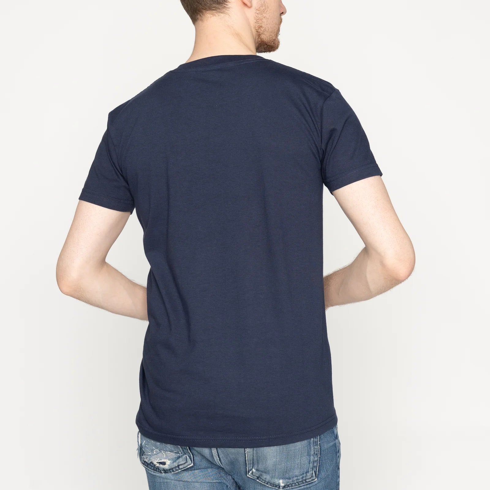 Pocket Tee - Navy - Yagasuri Denim