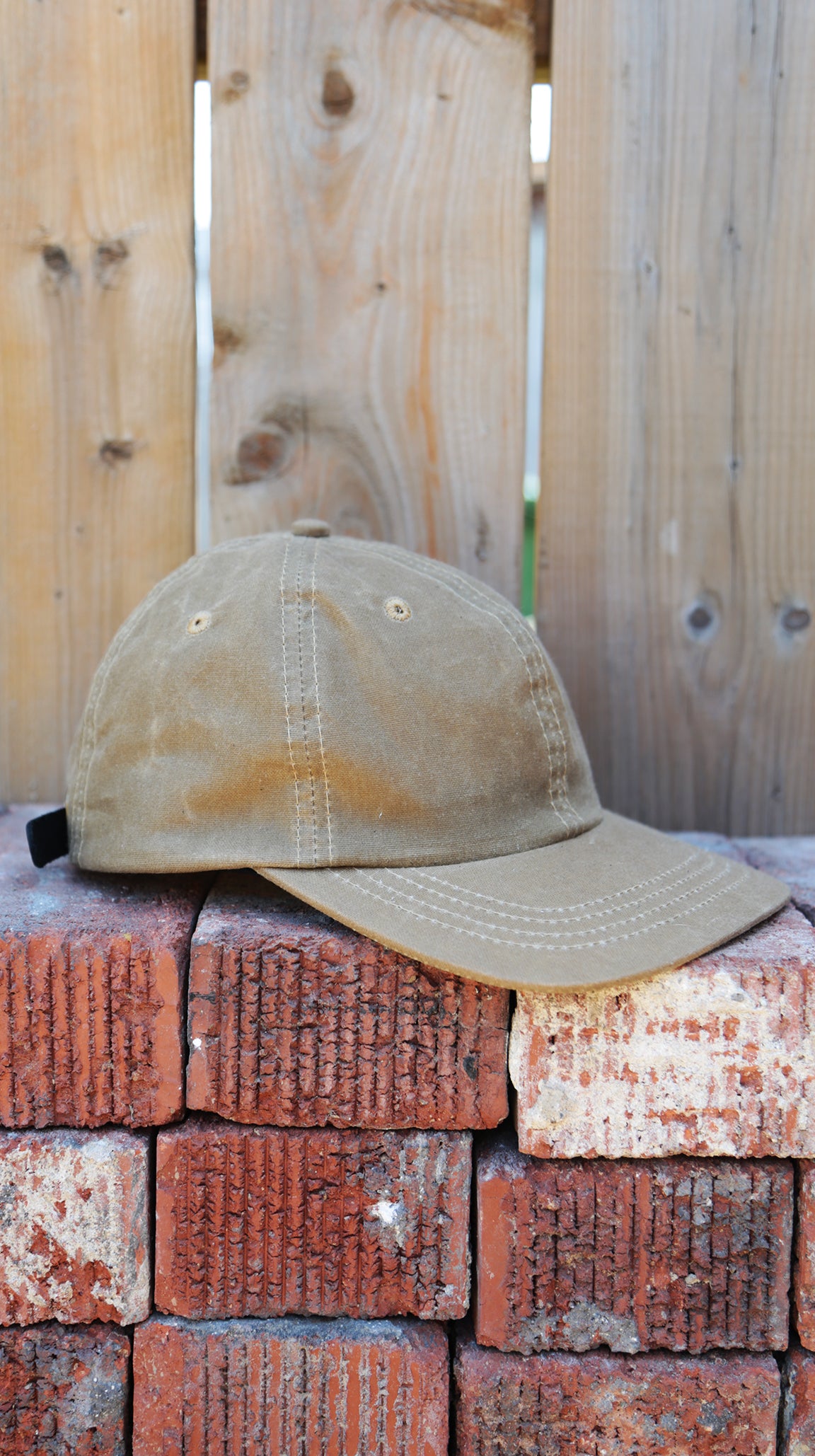 6 Panel - Blank - Field Tan Waxed Canvas