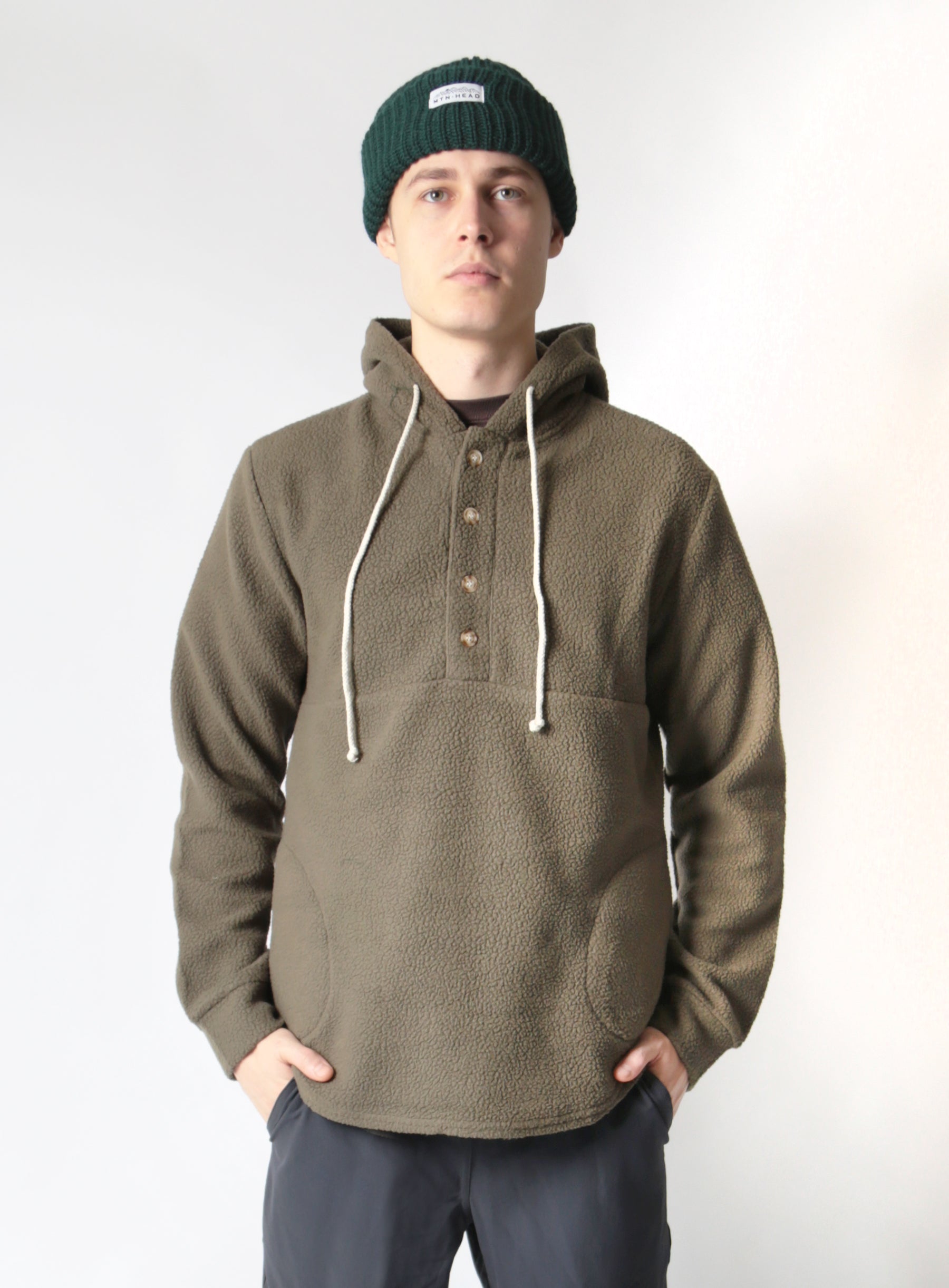 Camping Hoodie -  Pine Sherpa