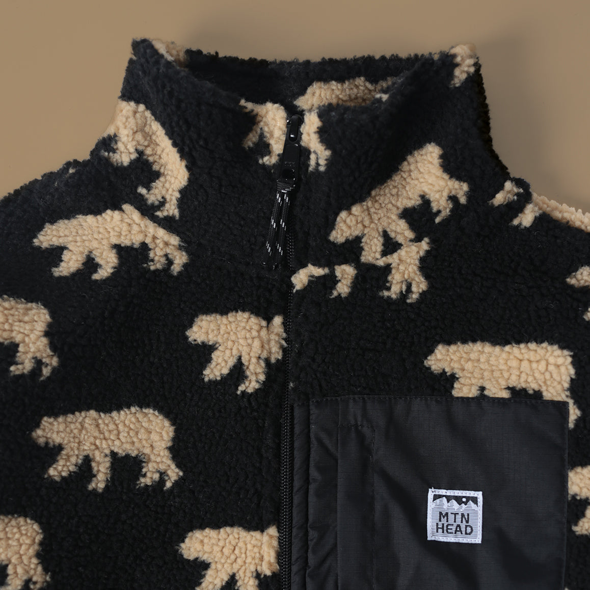 Alpine 1/4 Zip  - Polar Bear Sherpa