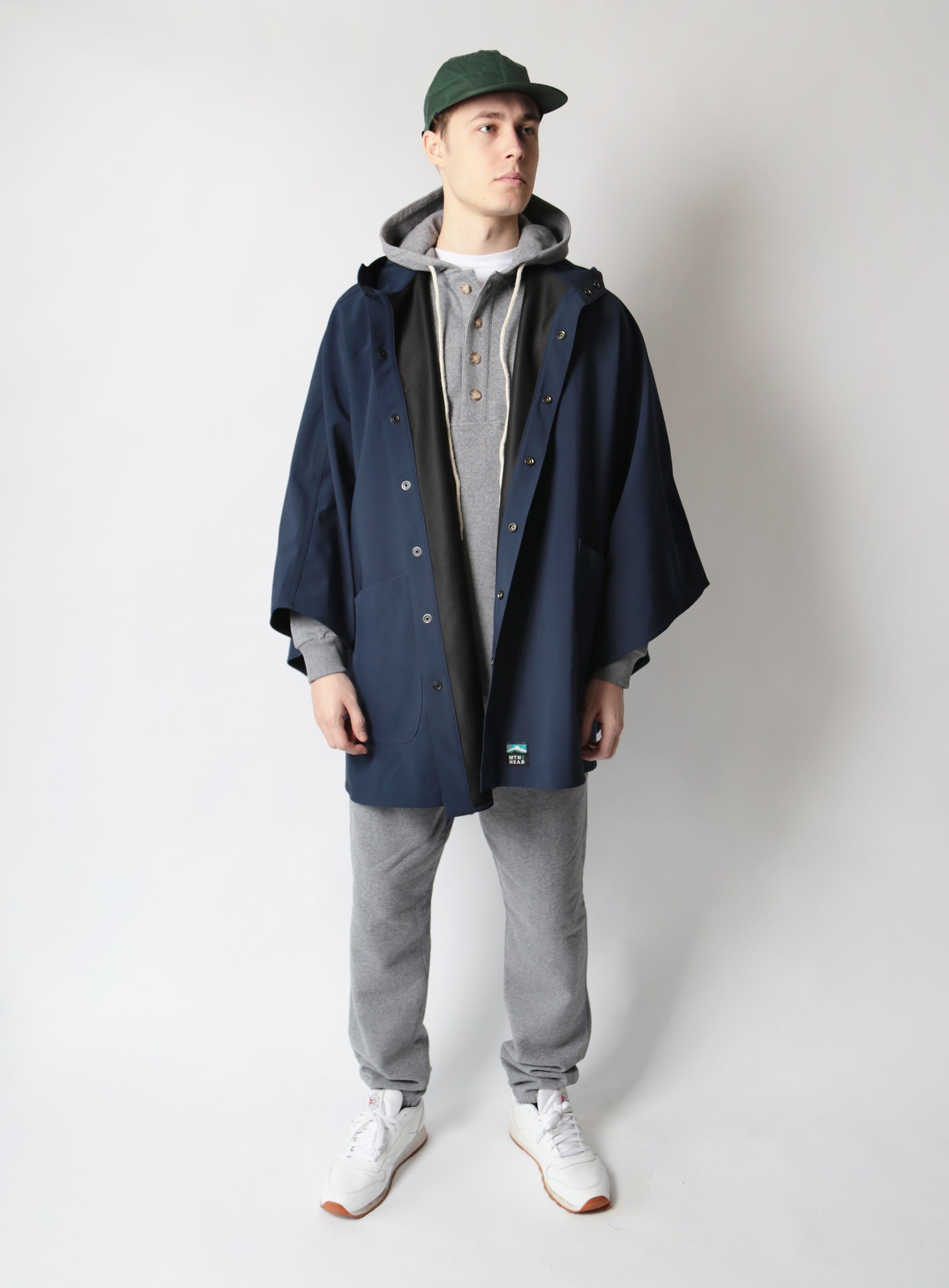 Rain Poncho - Navy