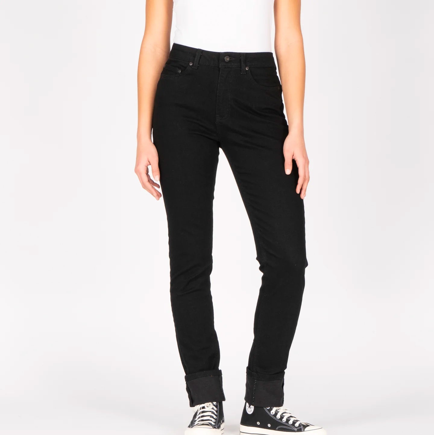 Women's High Skinny - All Black Comfort