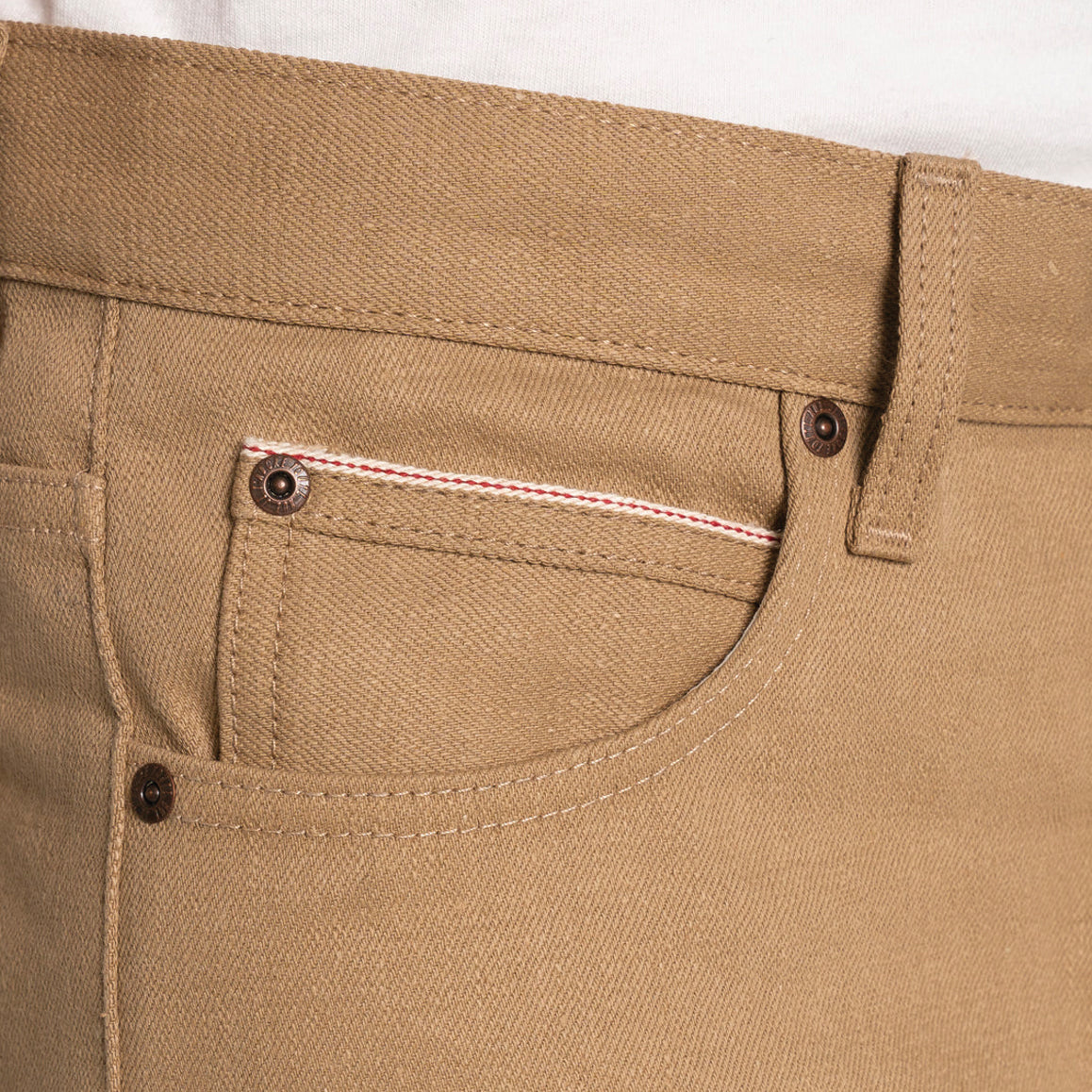 Super Guy - Camel Slub Selvedge