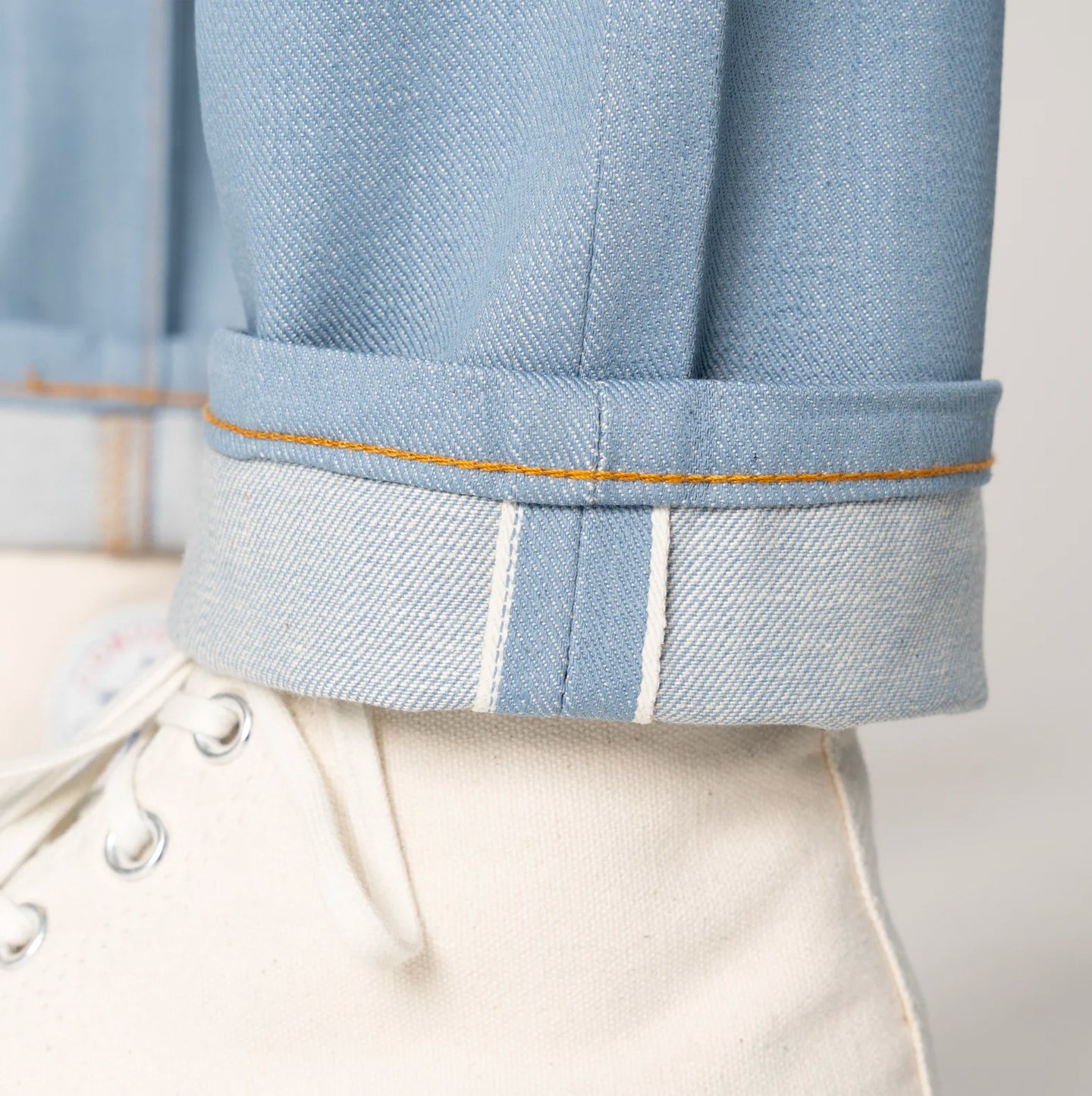 Super Guy - Left Hand Twill Selvedge - Sky Blue Edition