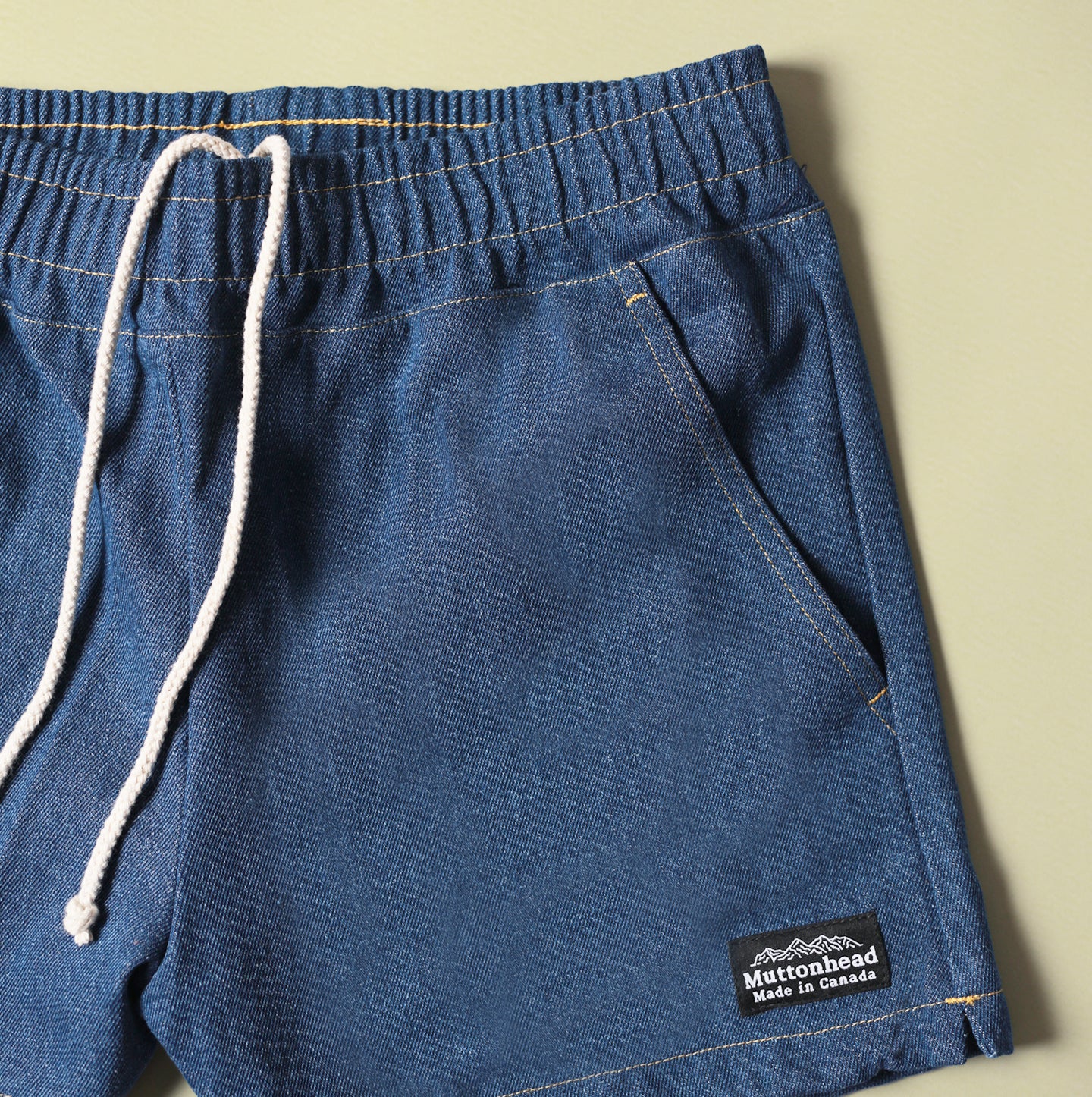 Track Shorts - Mid Denim