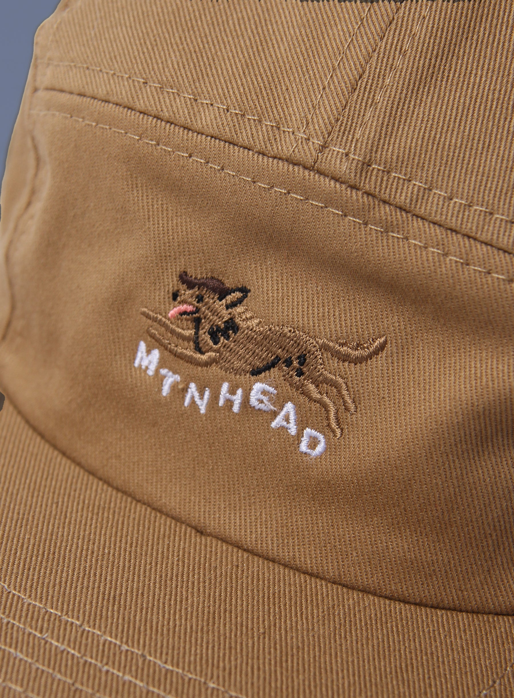 5 Panel - Mustard - Mtn. Wolf Embroidery