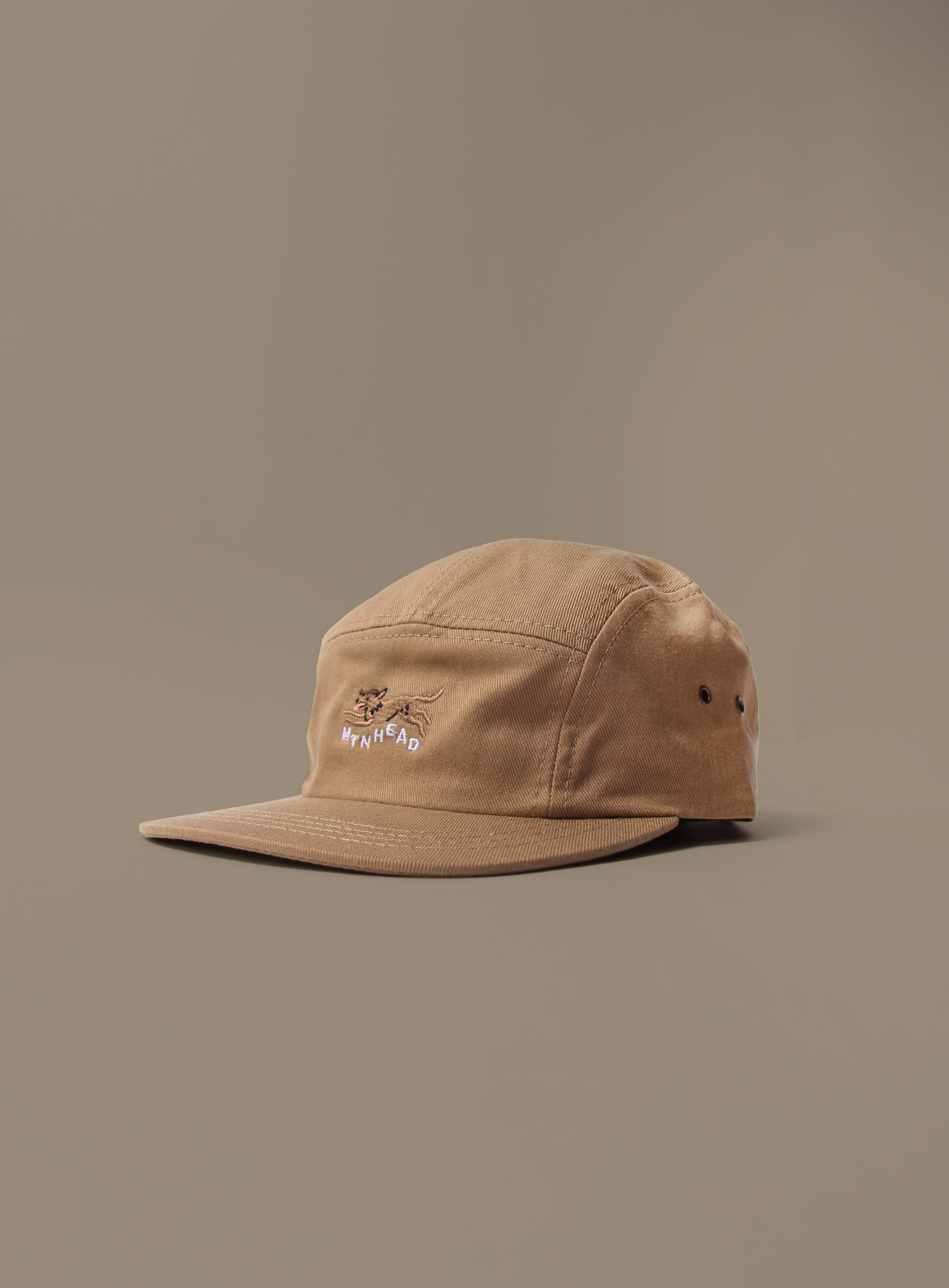 5 Panel - Mustard - Mtn. Wolf Embroidery