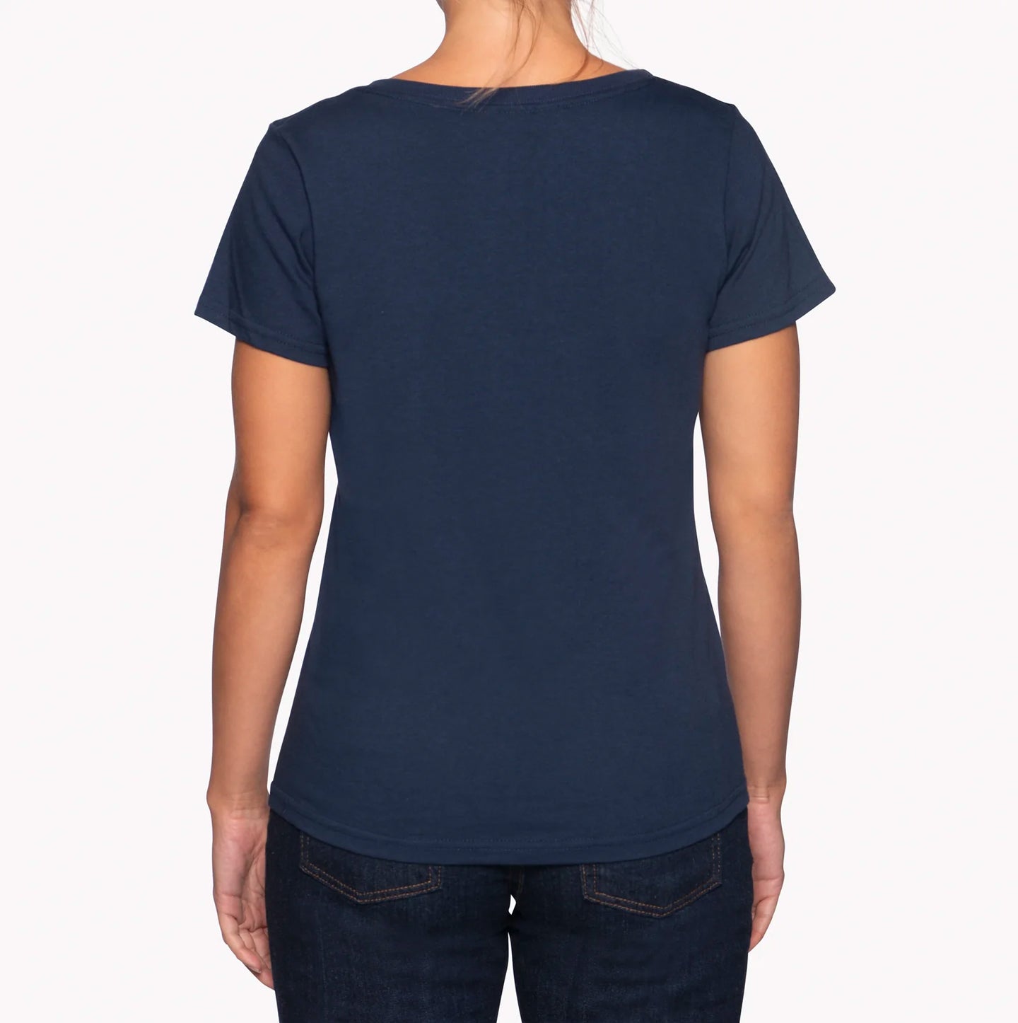 Women's Circular Knit T-Shirt - Ringspun Cotton - Navy