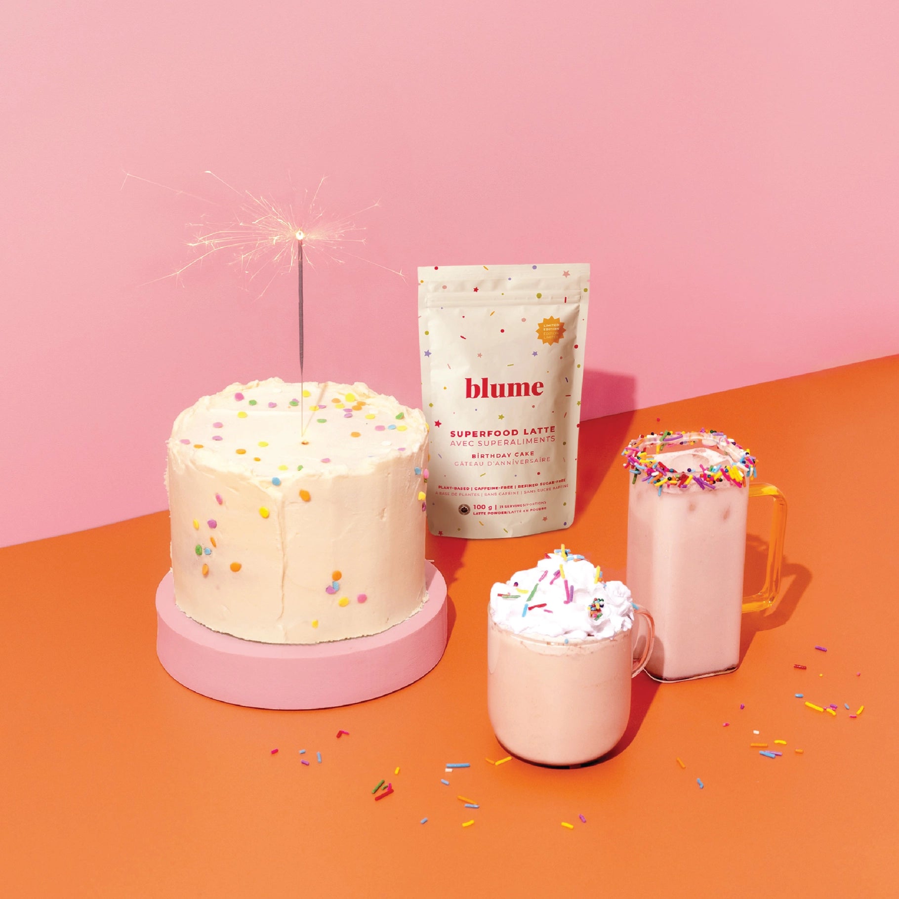 Blume - Superfood Latte Powder - Birthday Cake