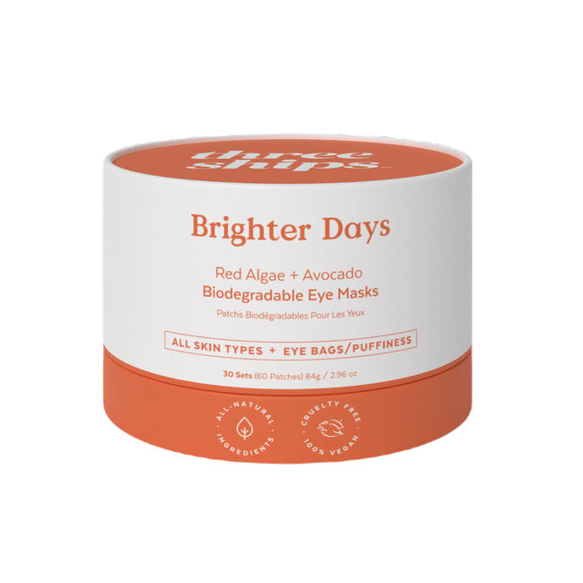 Three Ships - Brighter Days Algae/Avocado Biodegradable Eye Mask