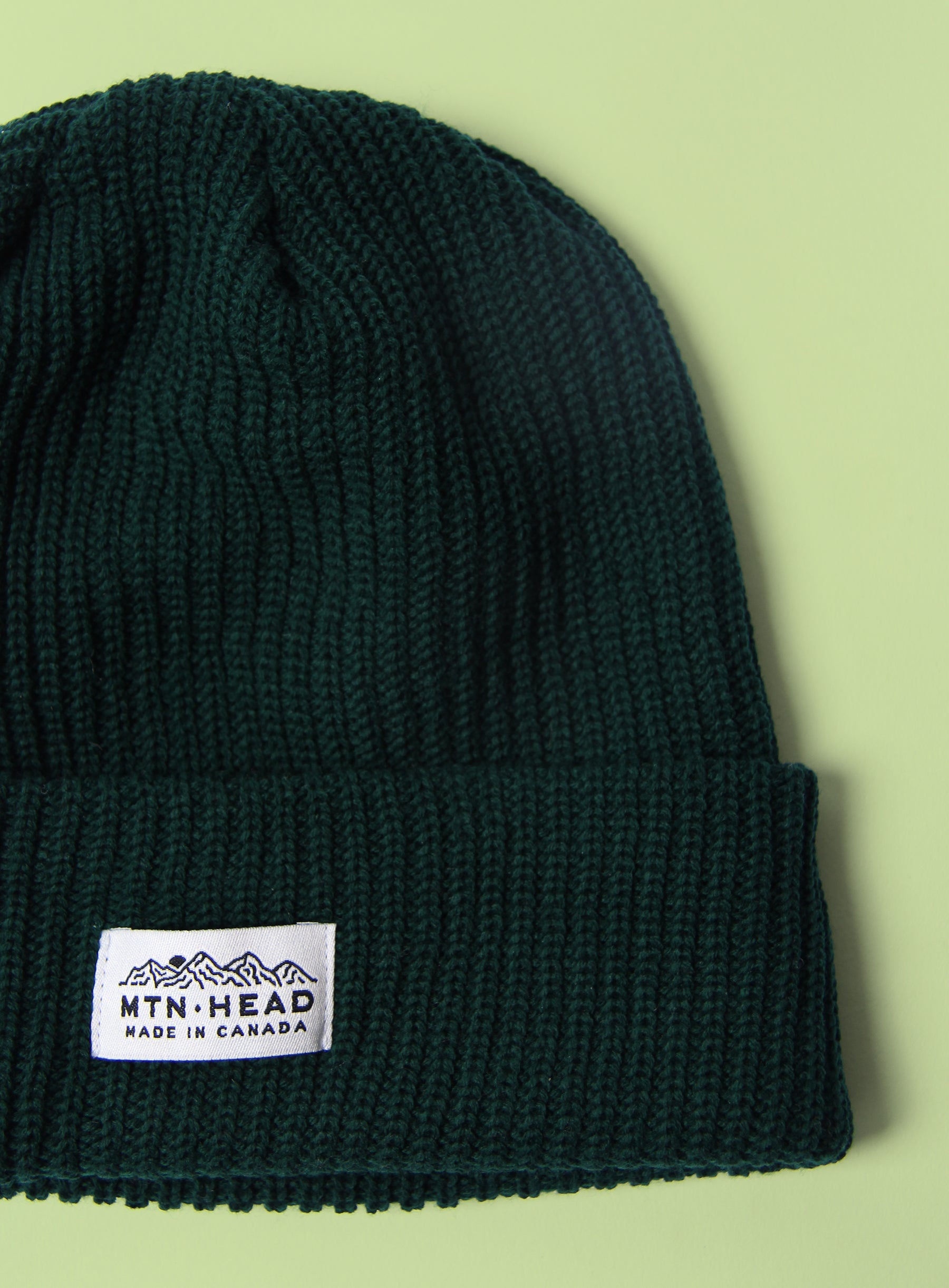 Alpine Knit Toque - Forest Green