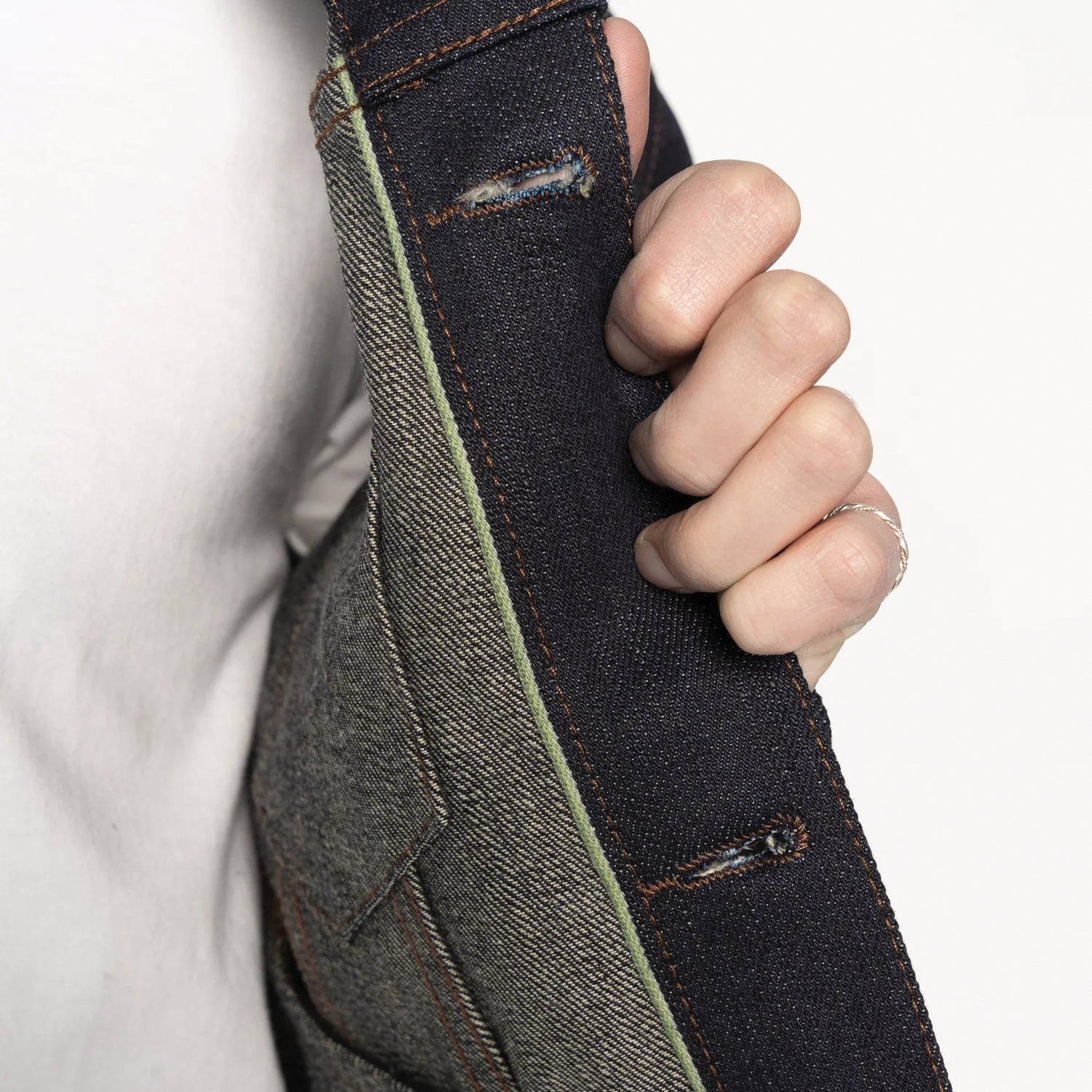 Denim Jacket - Matcha Selvedge