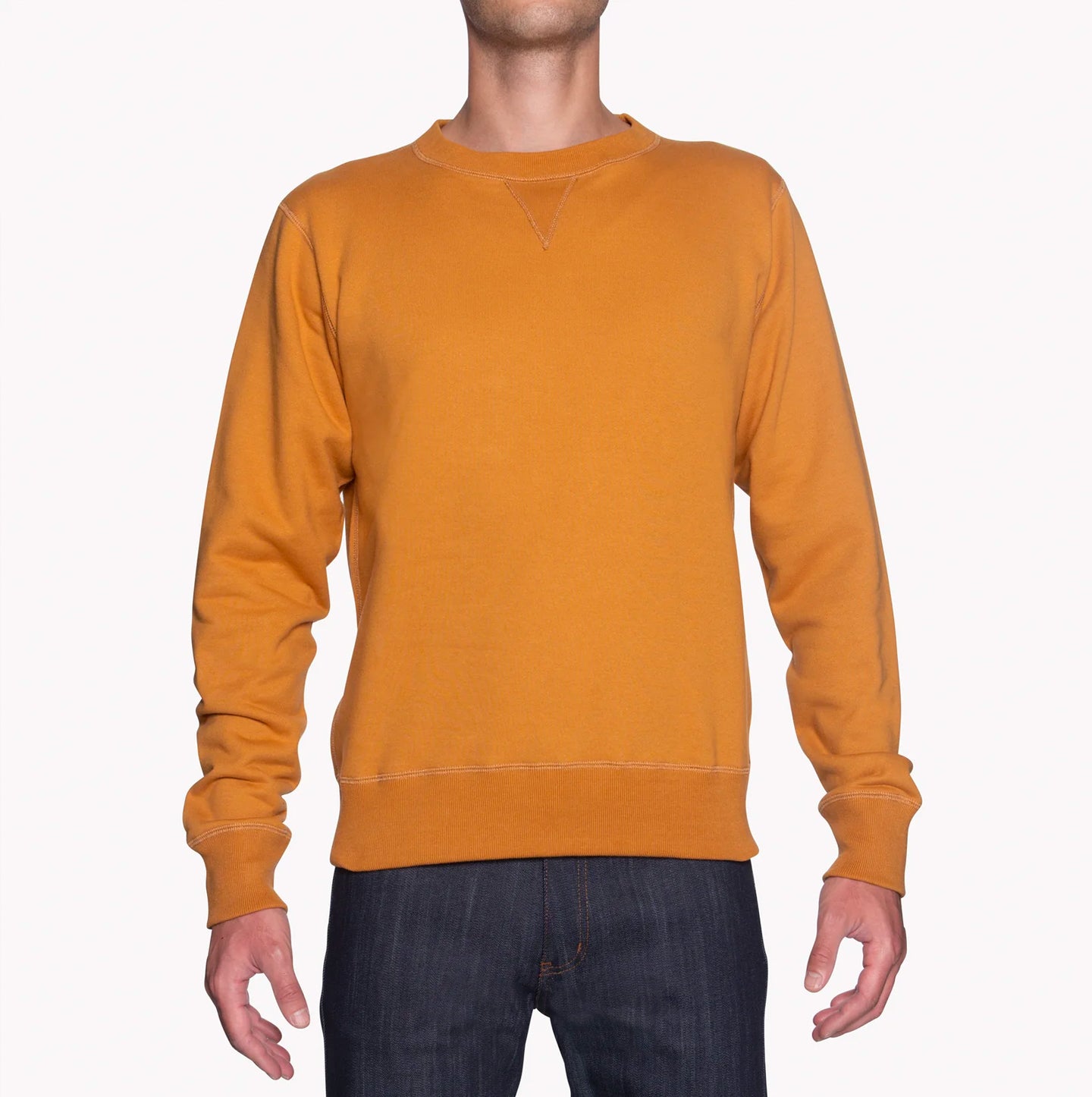 Crewneck - Heavyweight Terry - Amber