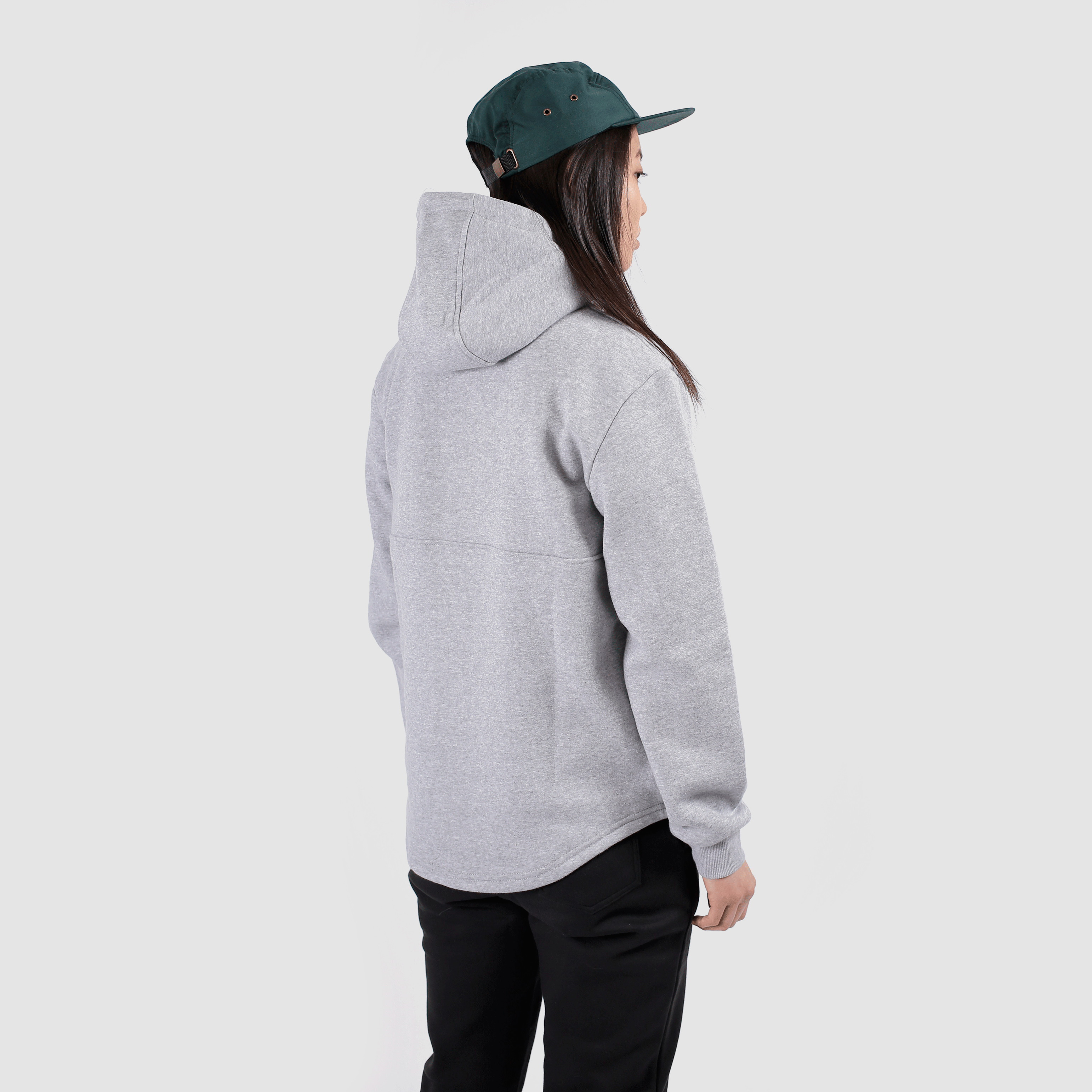 Camping Hoodie - Athletic Grey