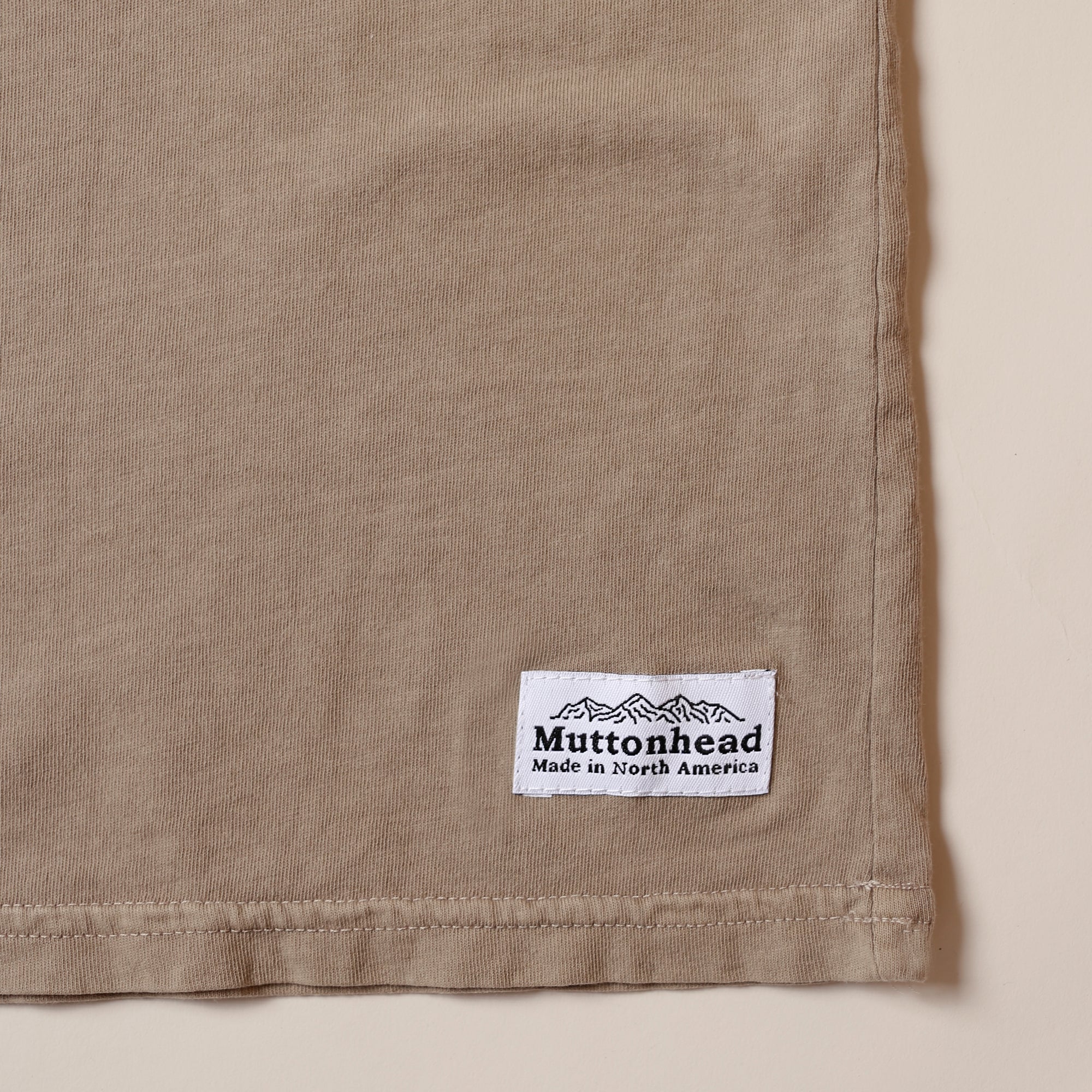 Vintage Pigment Dyed Tee - Washed Khaki