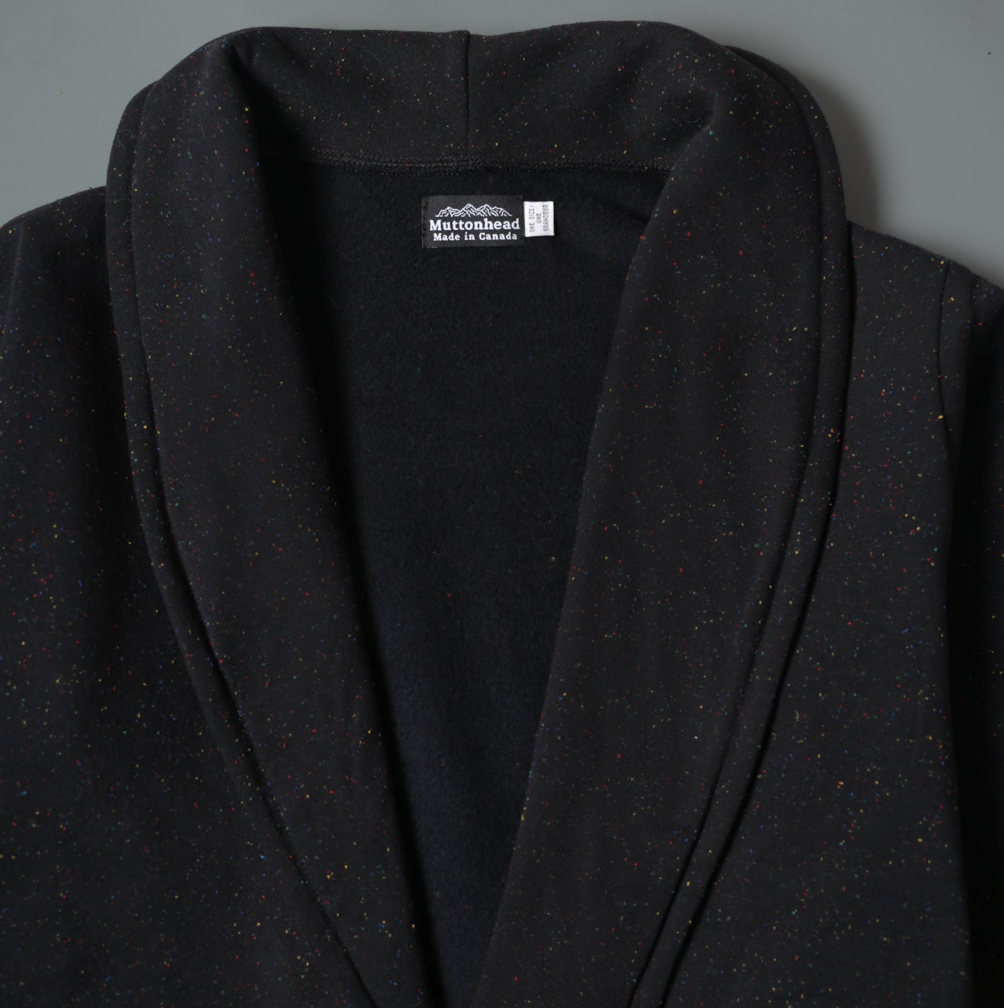 Classic Robe - Black Rainbow Speckle