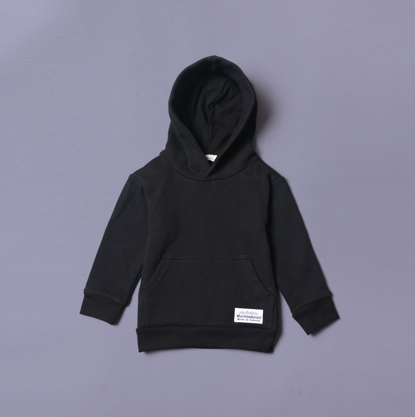 Kids Cabin Hoodie - Black Organic Cotton