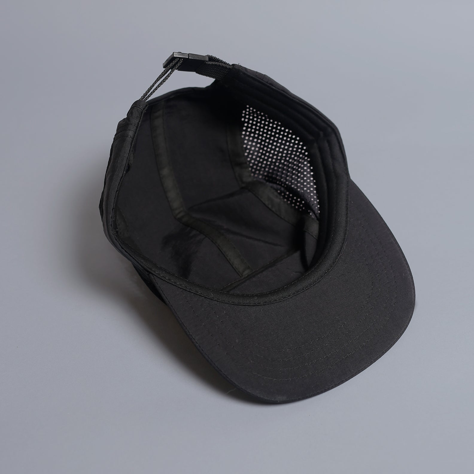 Mesh Camp Cap - Black Mountain Label - Black Nylon/Mesh