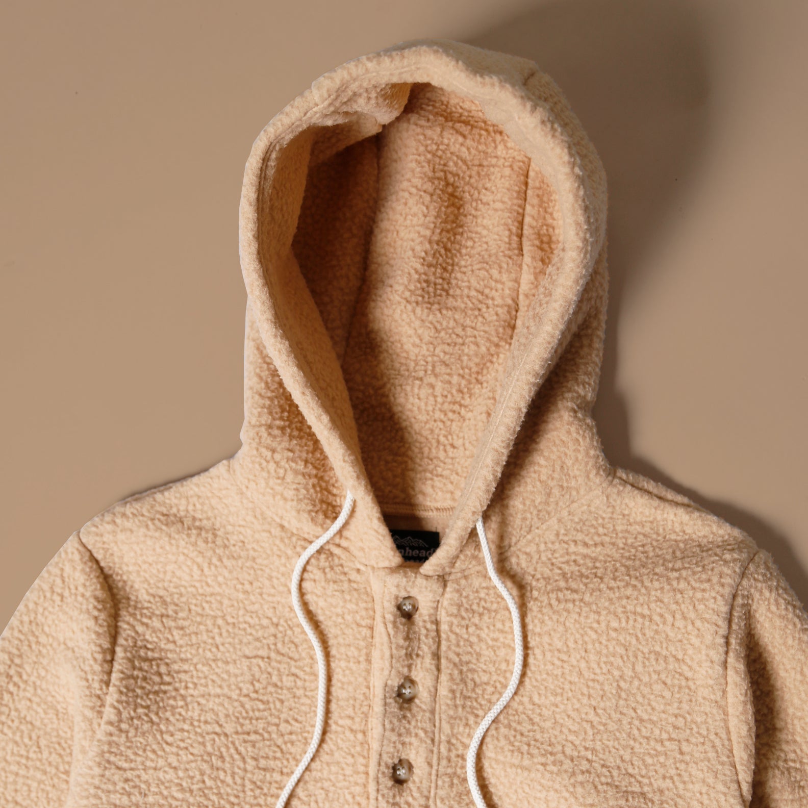 Camping Hoodie -  Camel Sherpa