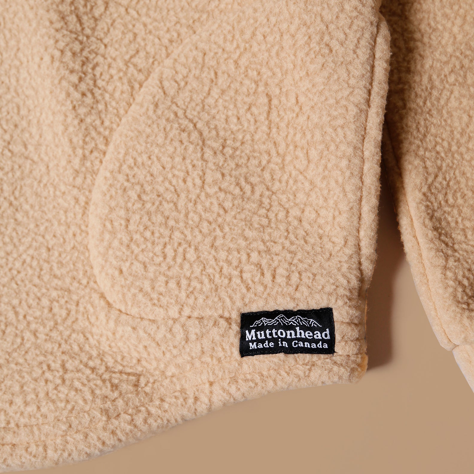 Camping Hoodie -  Camel Sherpa