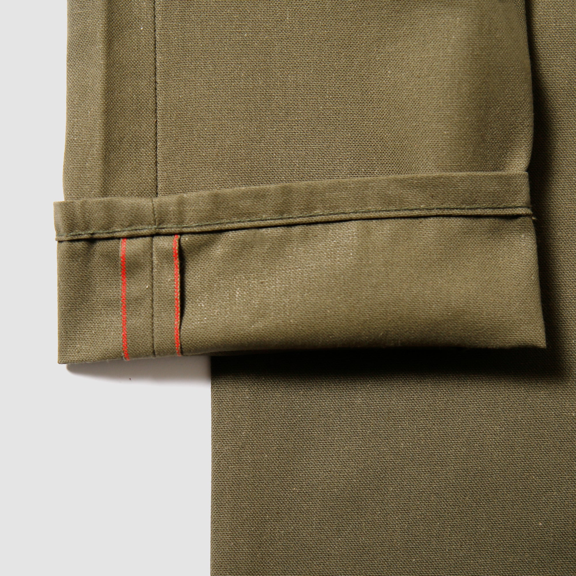 Weird Guy - Duck Canvas Selvedge - Army Green