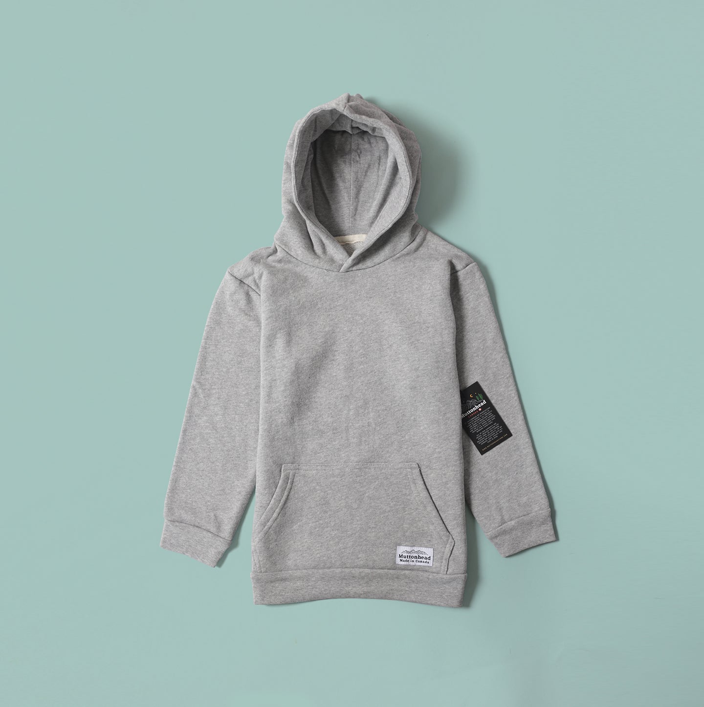 Kids Cabin Hoodie - Grey Organic Cotton