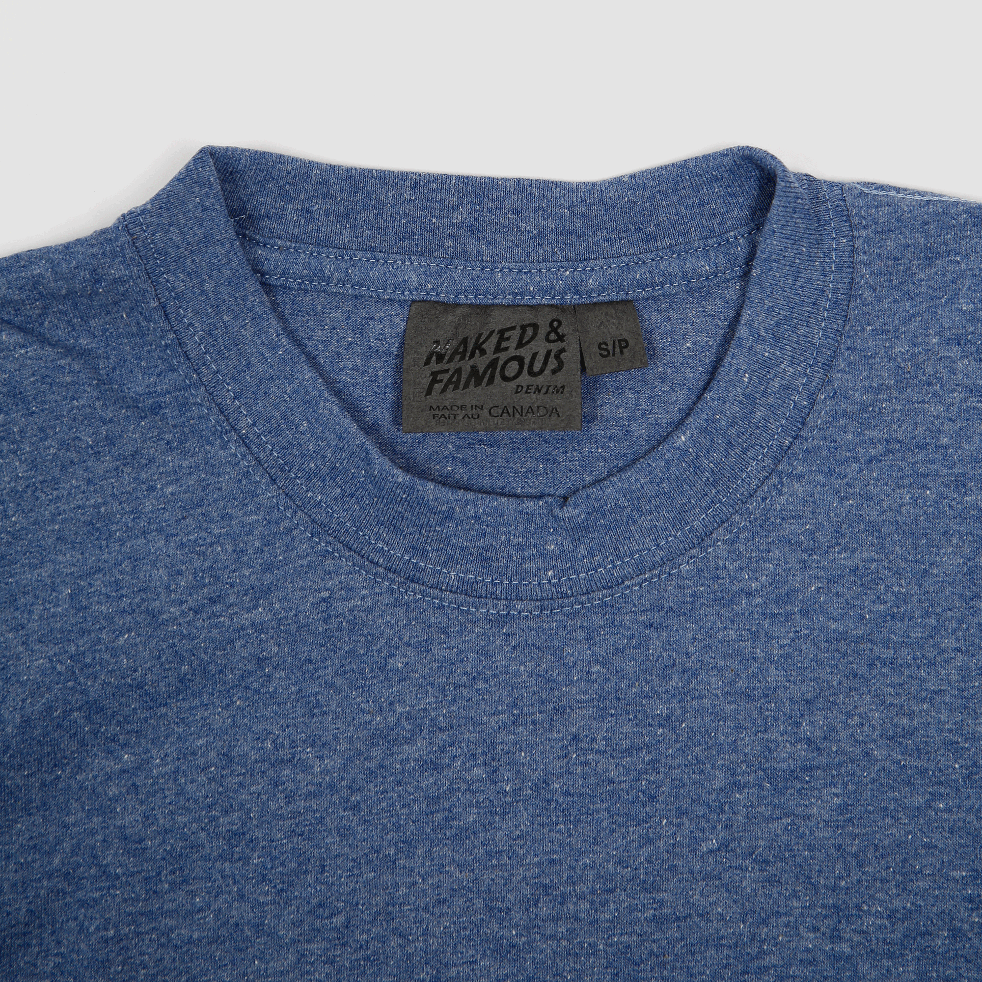 T-Shirt - Heather Blue Circular Knit