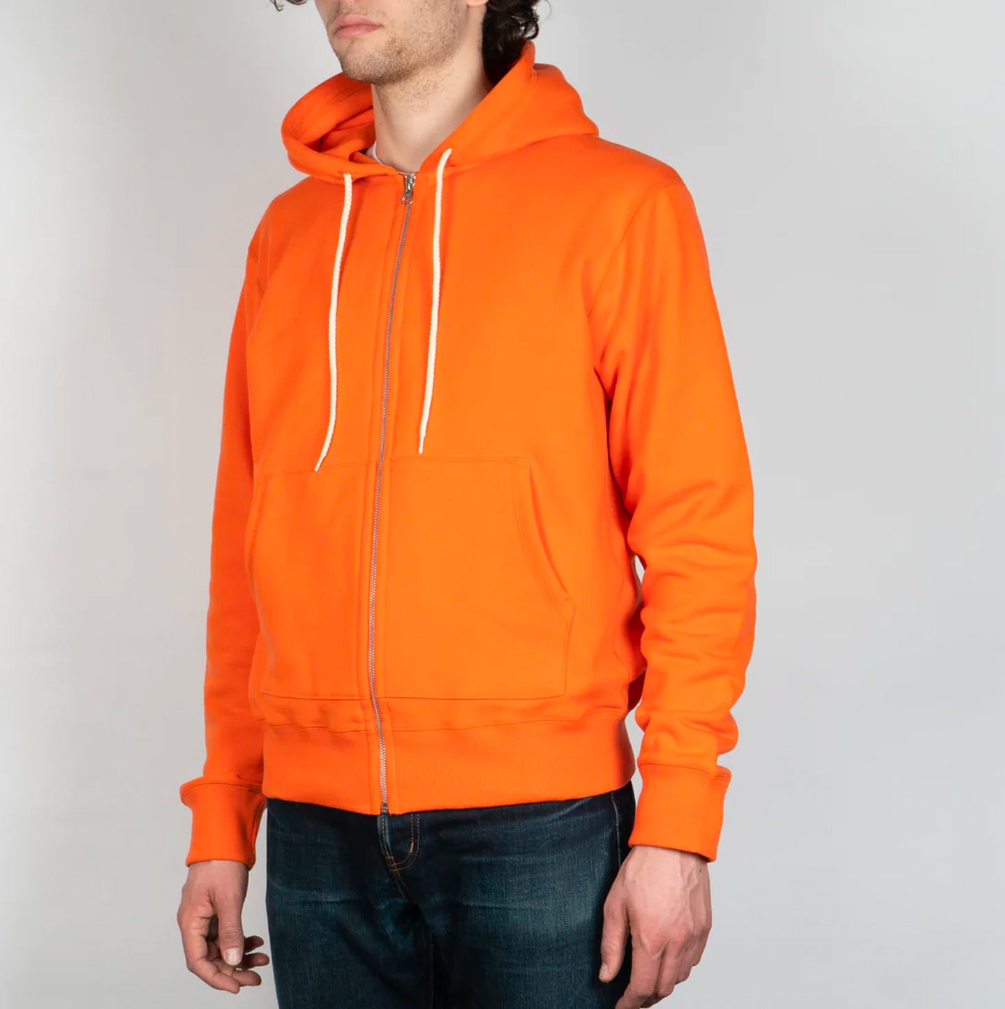 Zip Hoodie - Heavyweight Terry - Orange