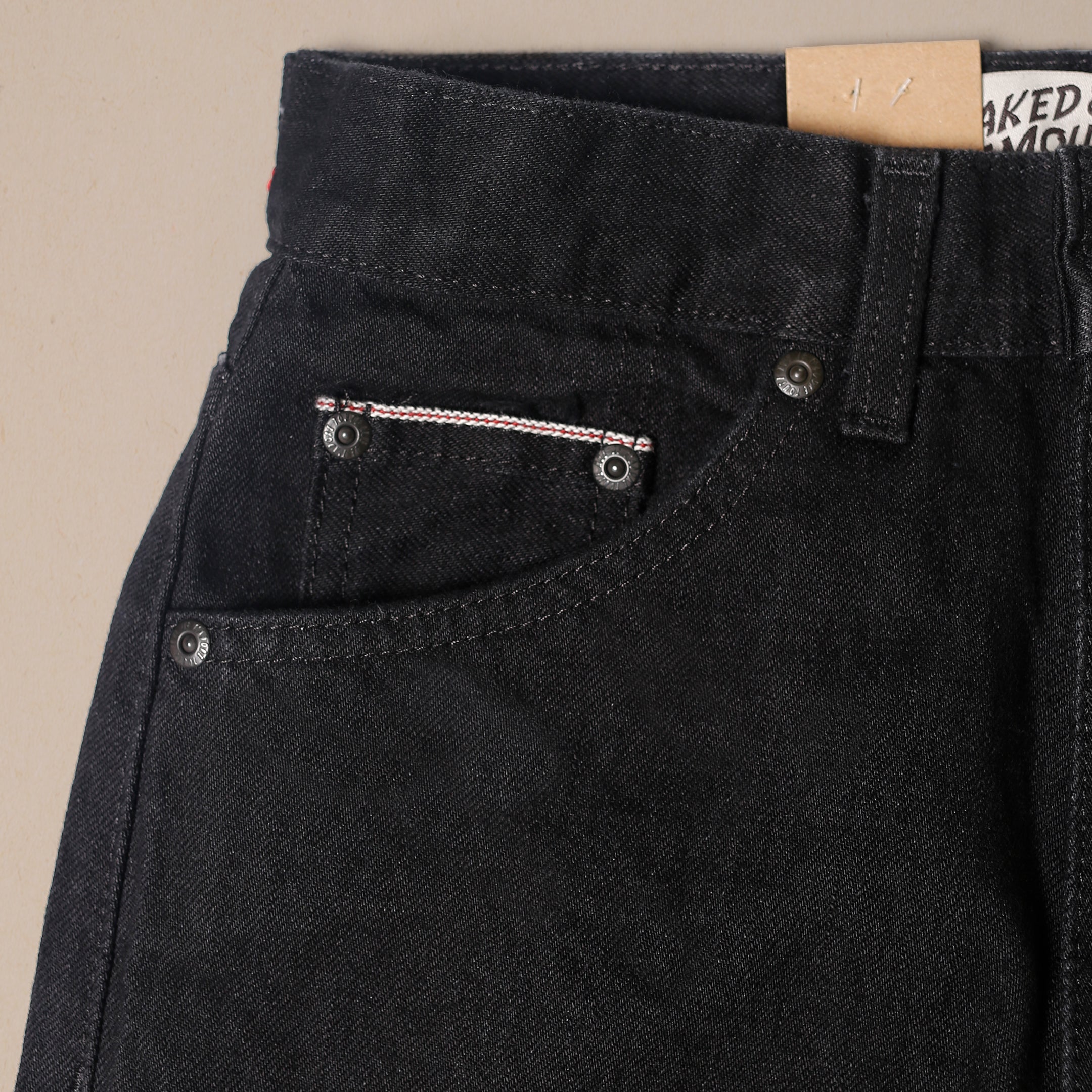 Women's Classic - Solid Black Selvedge