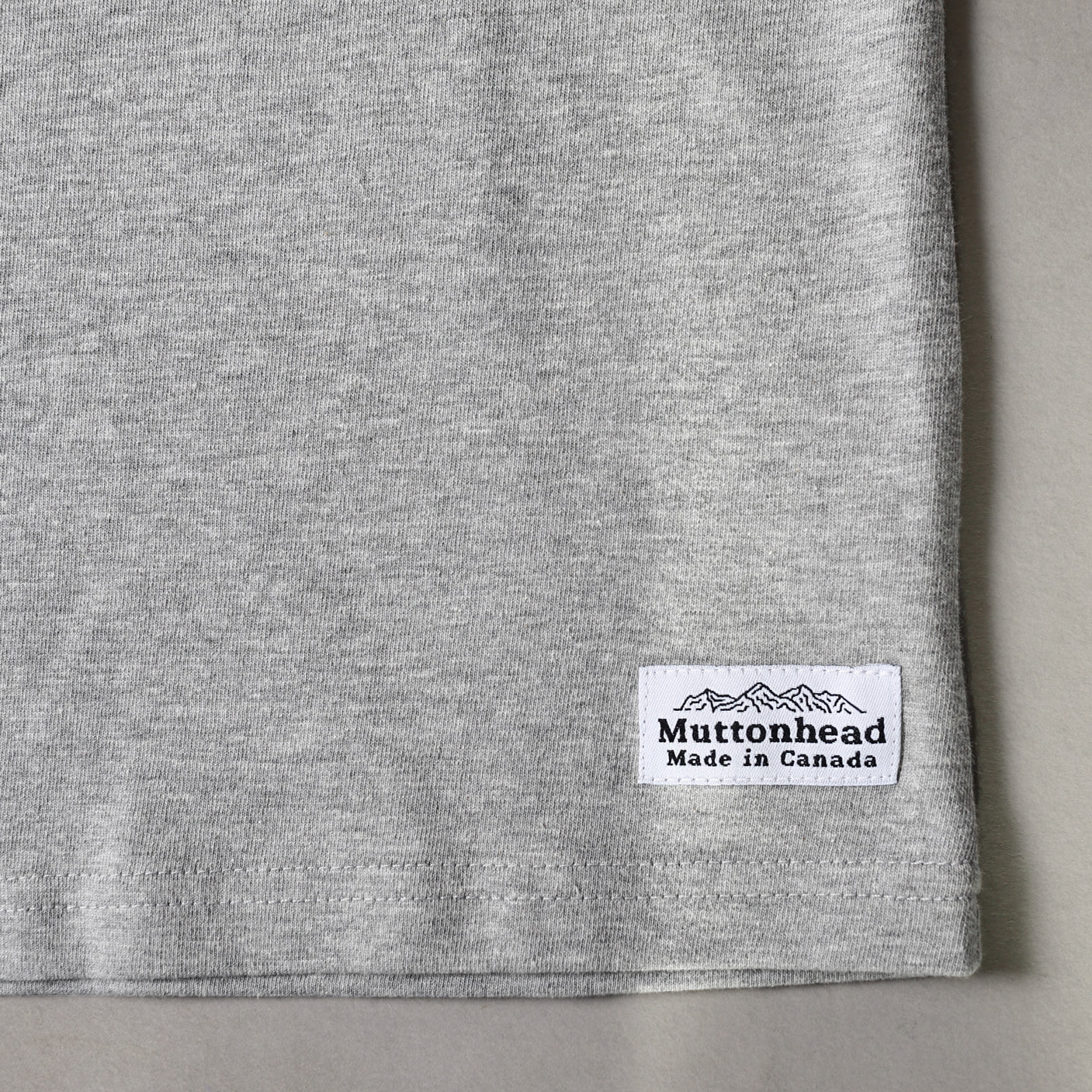 Heavy Weight Tee - Heather Grey